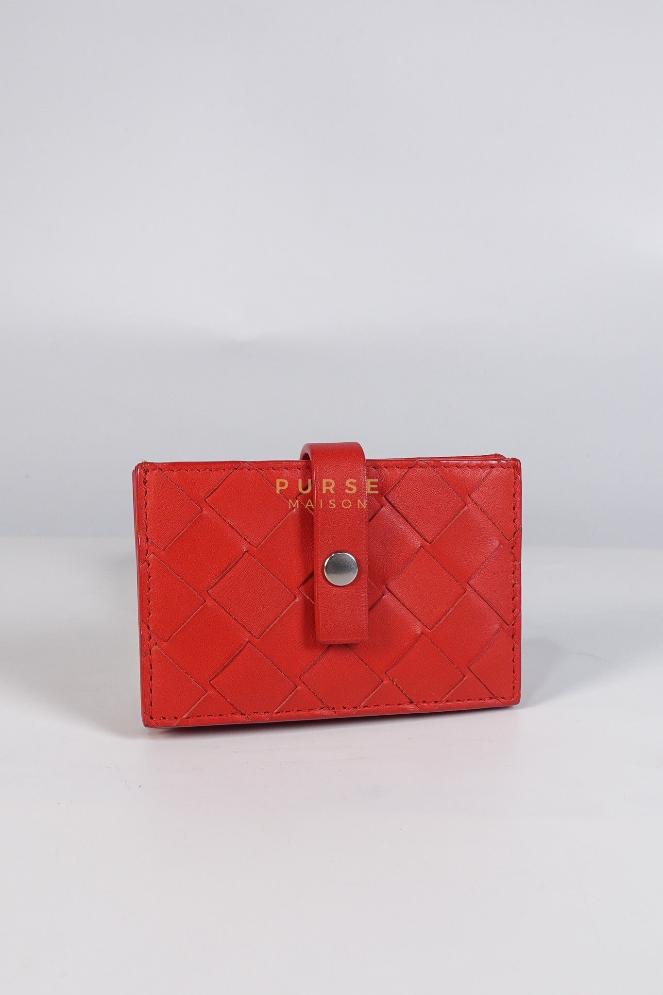 Card Holder Wallet in Red | Purse Maison Luxury Bags Shop