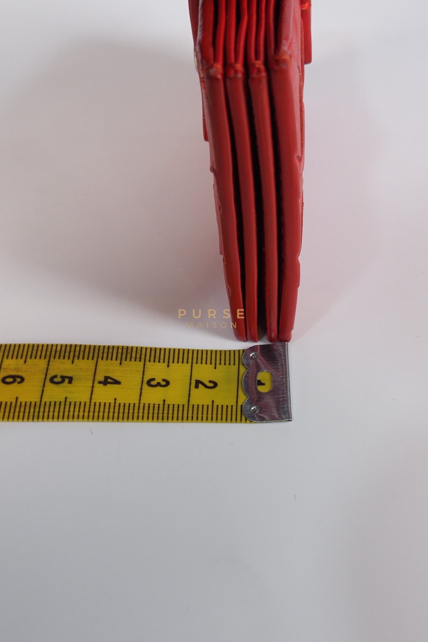 Card Holder Wallet in Red | Purse Maison Luxury Bags Shop