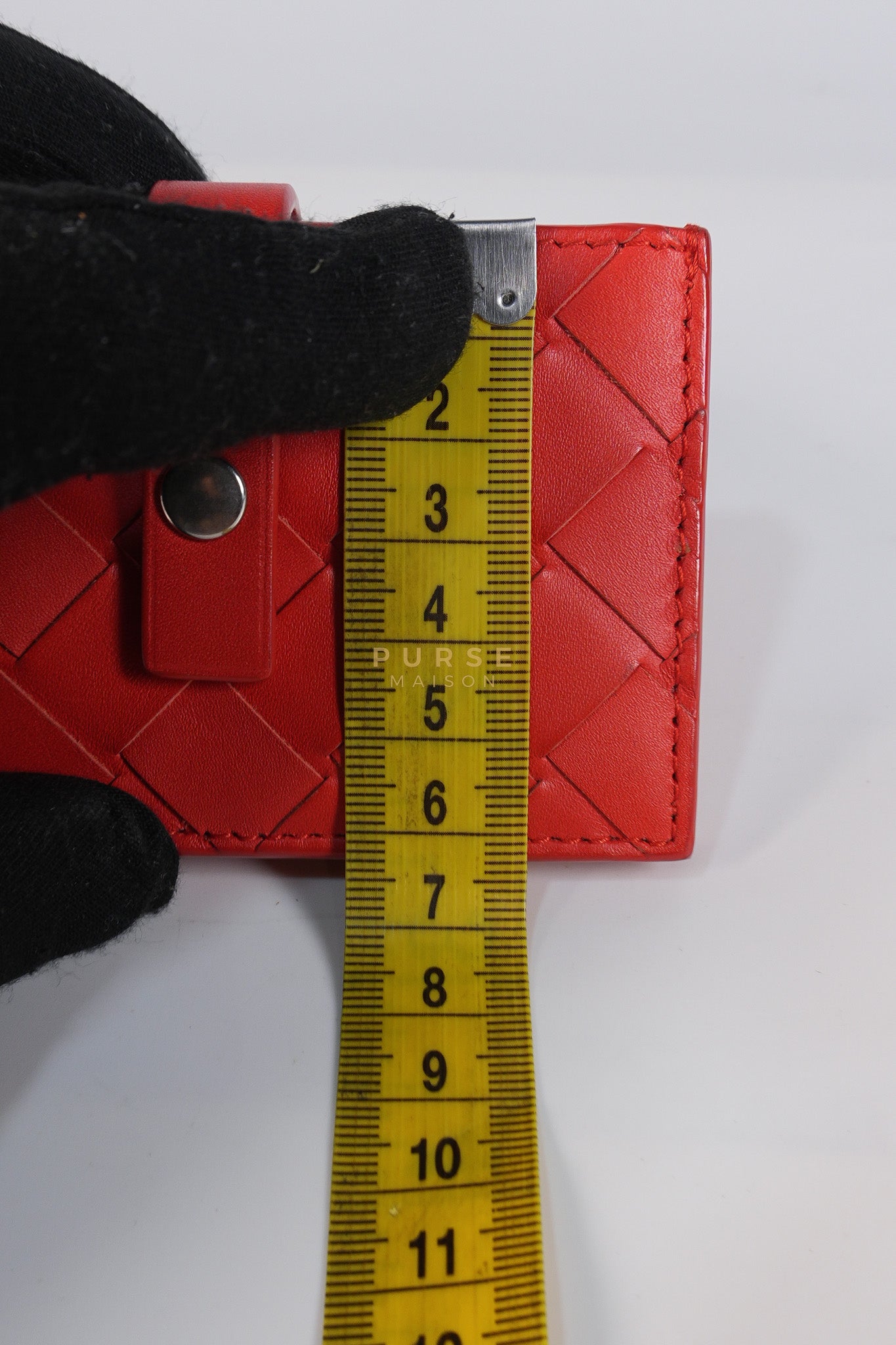 Card Holder Wallet in Red | Purse Maison Luxury Bags Shop