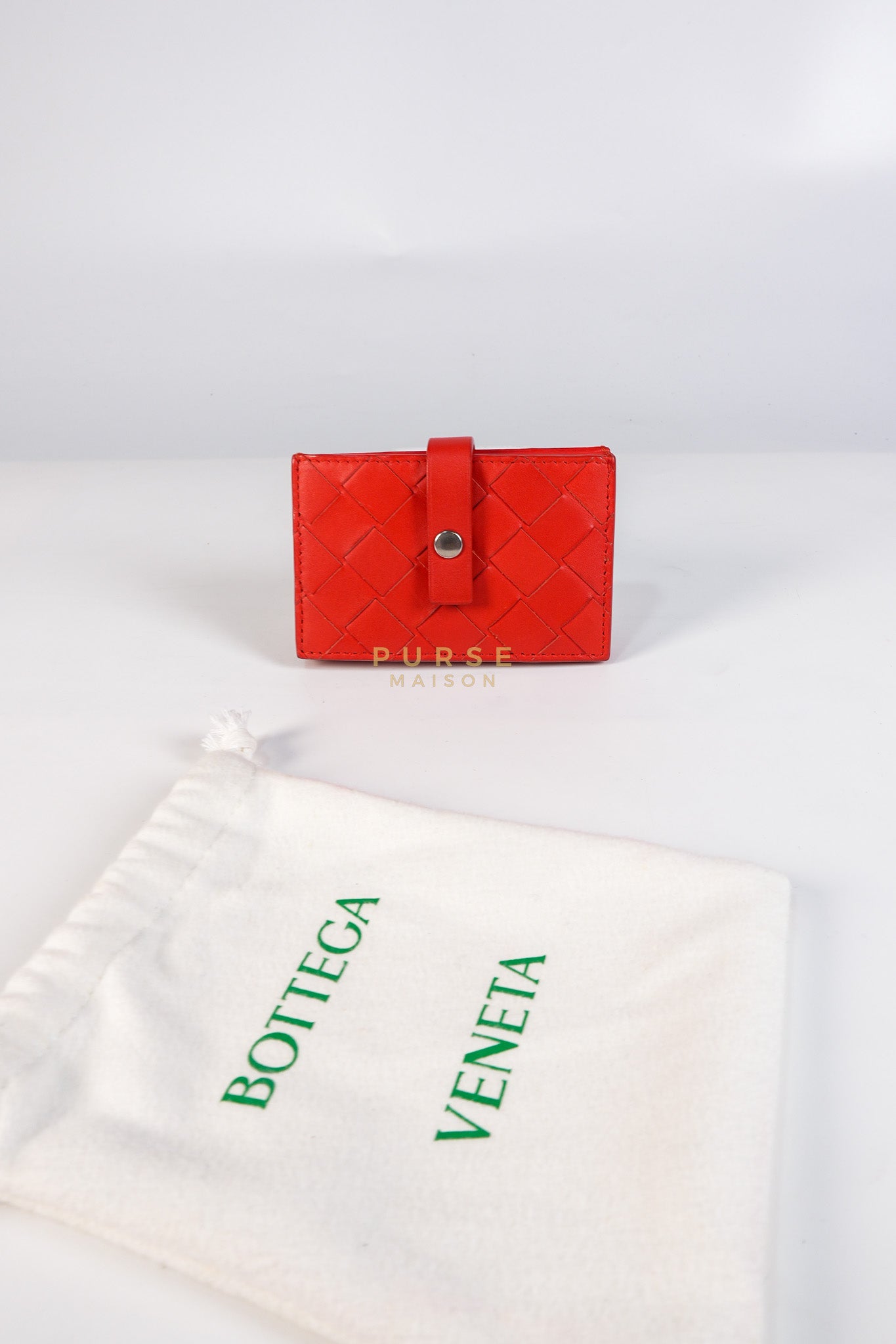 Card Holder Wallet in Red | Purse Maison Luxury Bags Shop