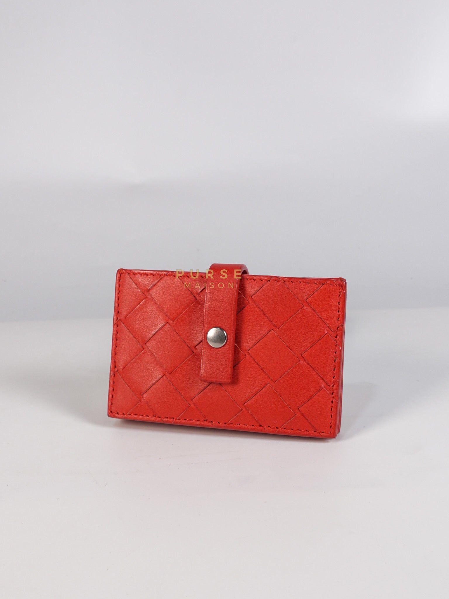 Card Holder Wallet in Red | Purse Maison Luxury Bags Shop