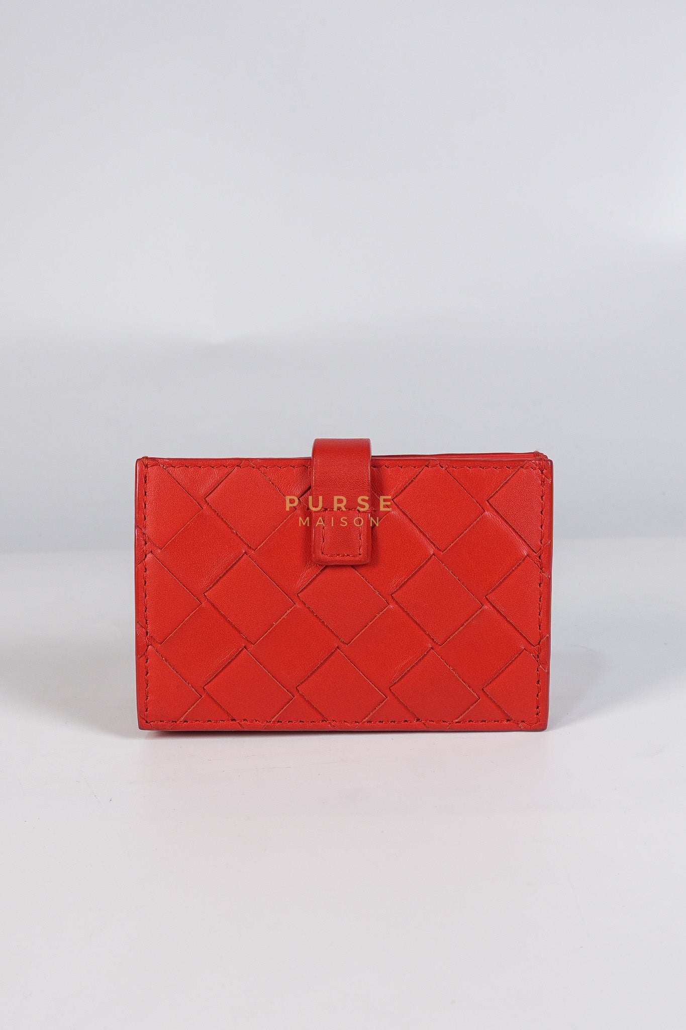 Card Holder Wallet in Red | Purse Maison Luxury Bags Shop