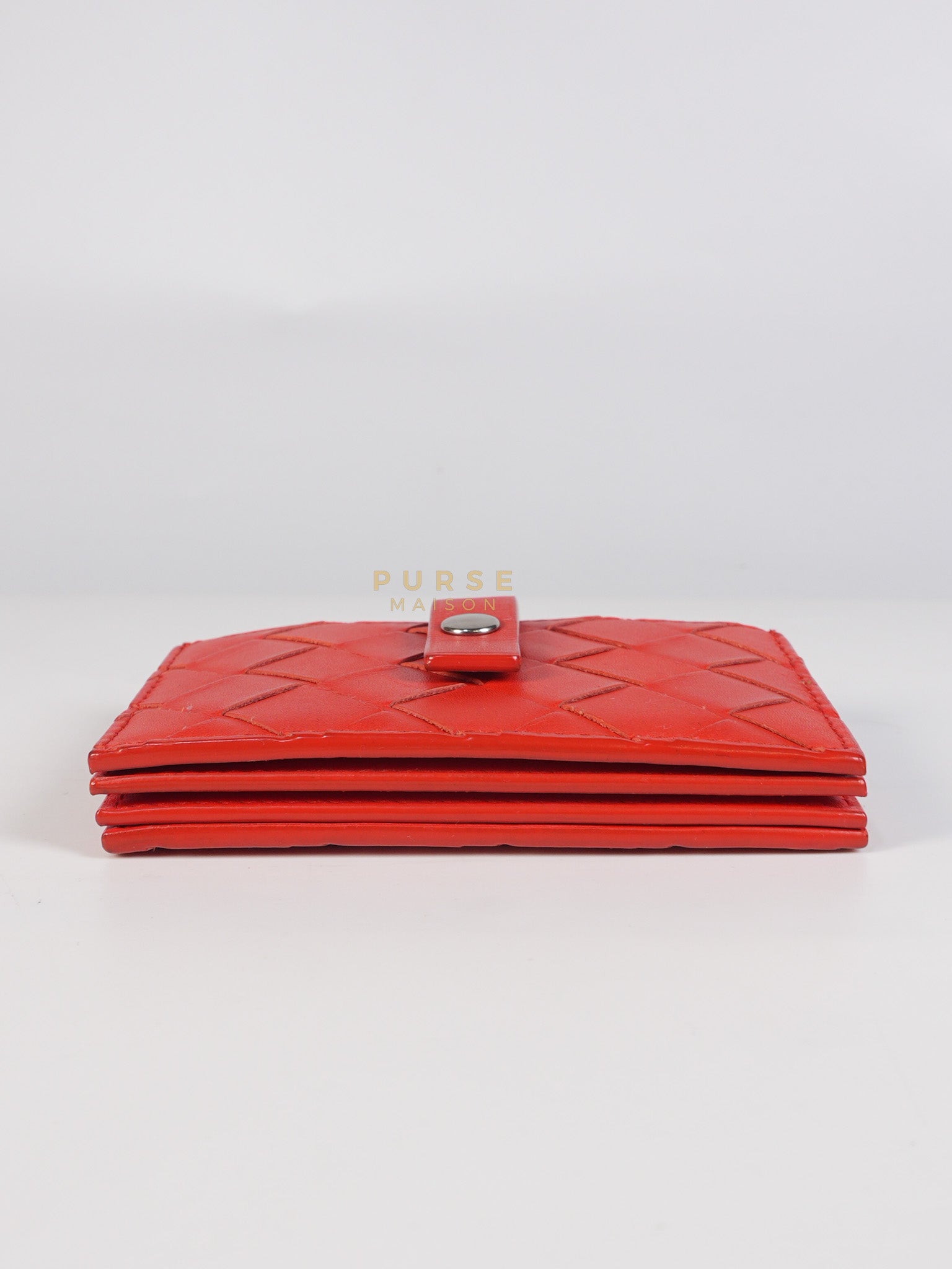 Card Holder Wallet in Red | Purse Maison Luxury Bags Shop