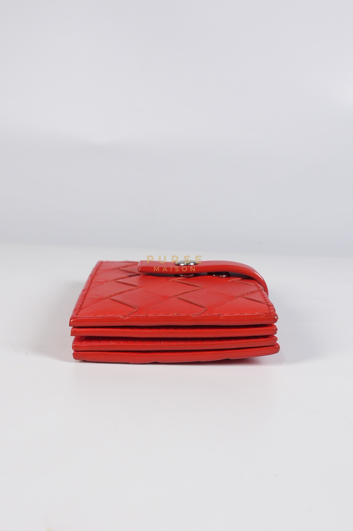 Card Holder Wallet in Red | Purse Maison Luxury Bags Shop