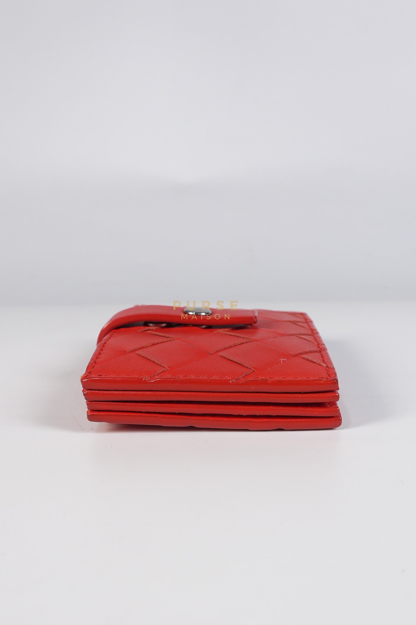 Card Holder Wallet in Red | Purse Maison Luxury Bags Shop
