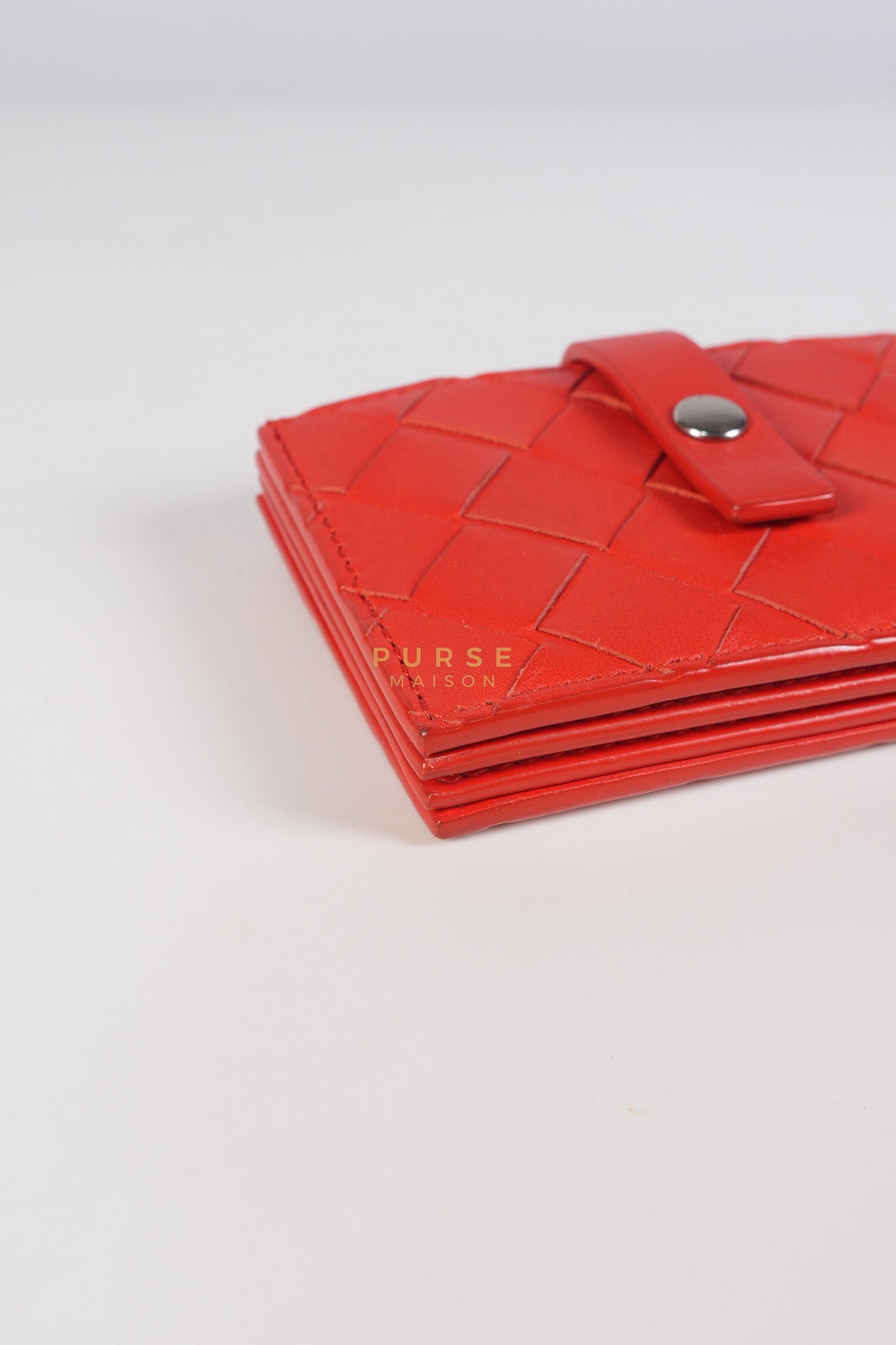 Card Holder Wallet in Red | Purse Maison Luxury Bags Shop