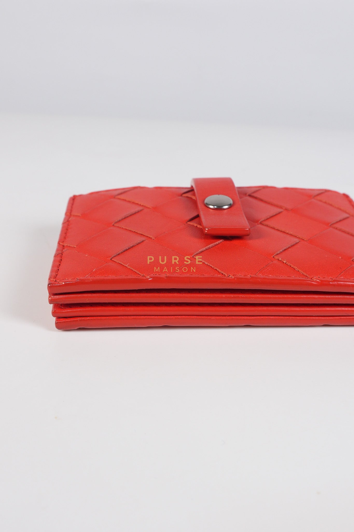 Card Holder Wallet in Red | Purse Maison Luxury Bags Shop