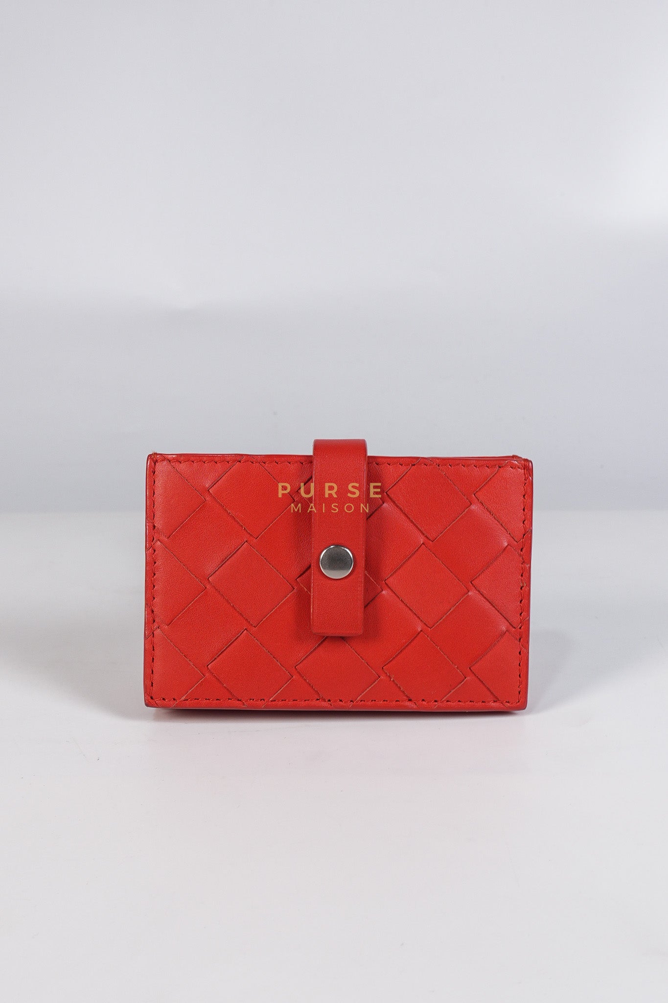 Card Holder Wallet in Red | Purse Maison Luxury Bags Shop