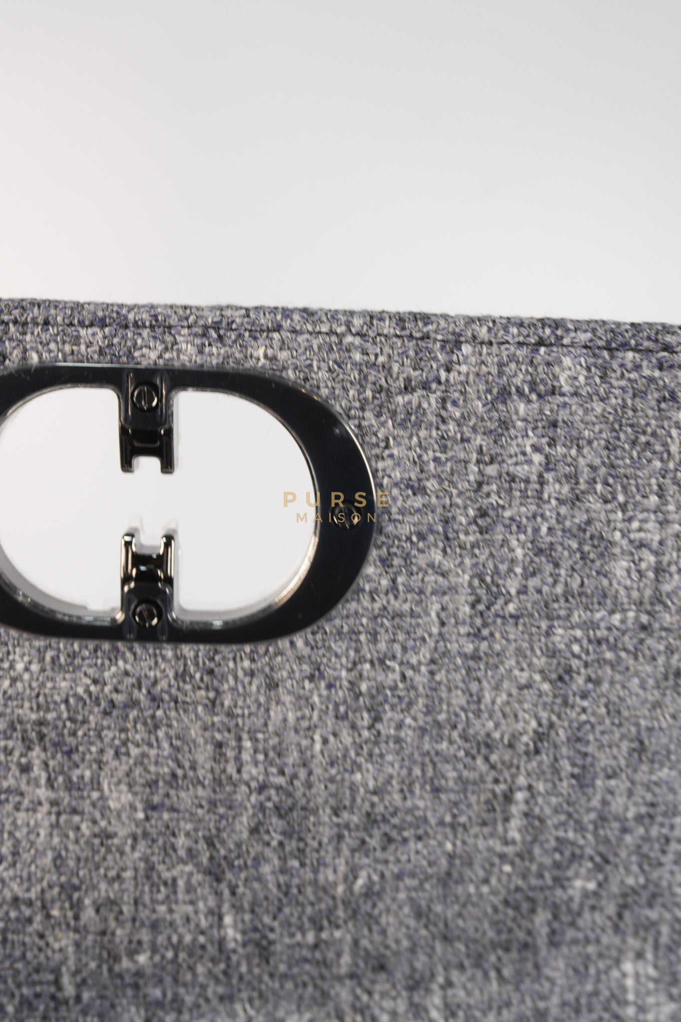 Caro Bag Medium in Macrocannage Quilted Linen | Purse Maison Luxury Bags Shop