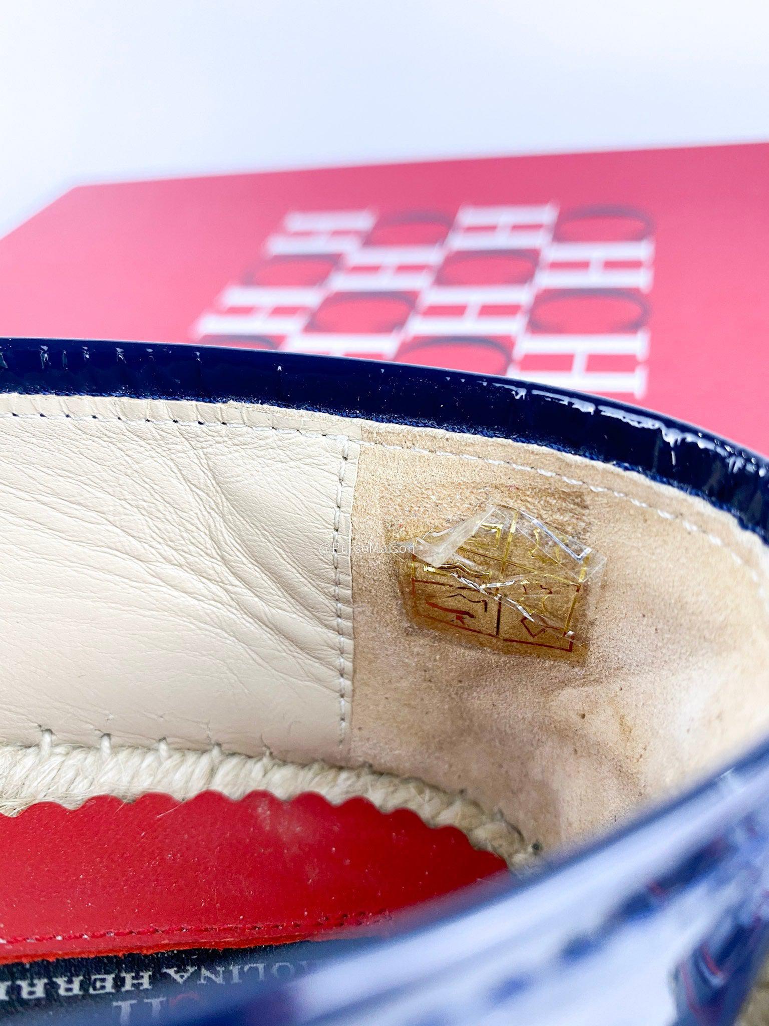 Carolina Herrera Espadrilles (Black/Red) Shoes (Size 39 EUR)