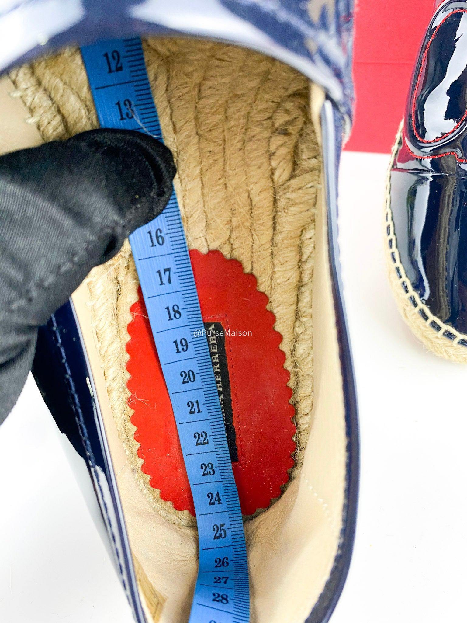 Carolina Herrera Espadrilles (Black/Red) Shoes (Size 39 EUR)