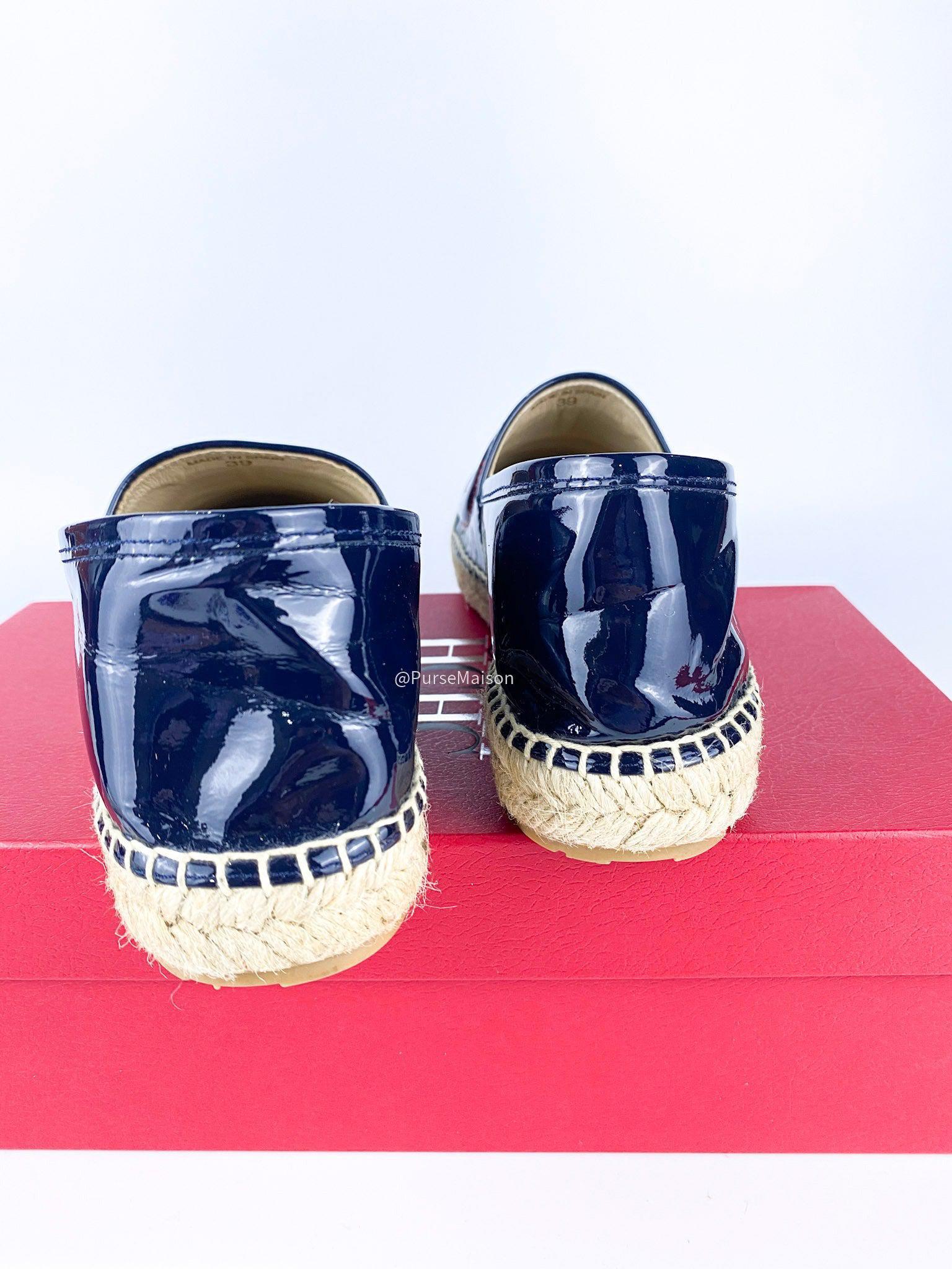 Carolina Herrera Espadrilles (Black/Red) Shoes (Size 39 EUR)