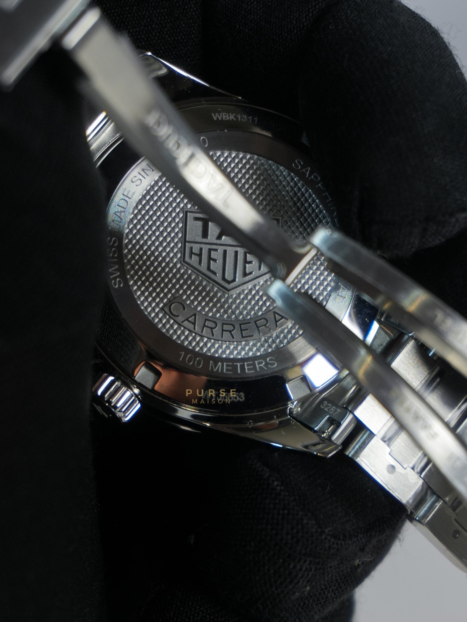 Carrera Silver Watch 39mm | Purse Maison Luxury Bags Shop