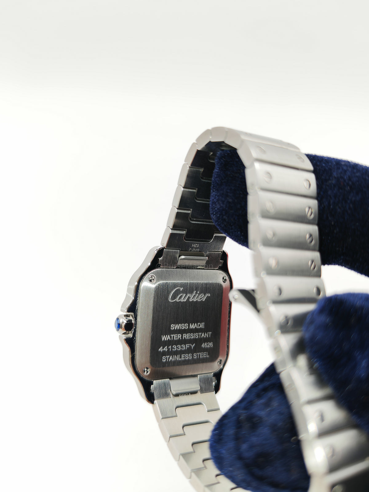 Cartier Santos De Cartier Small Reference No. WSSA0082 Silver Stainless Steel Watch | Purse Maison Luxury Bags Shop