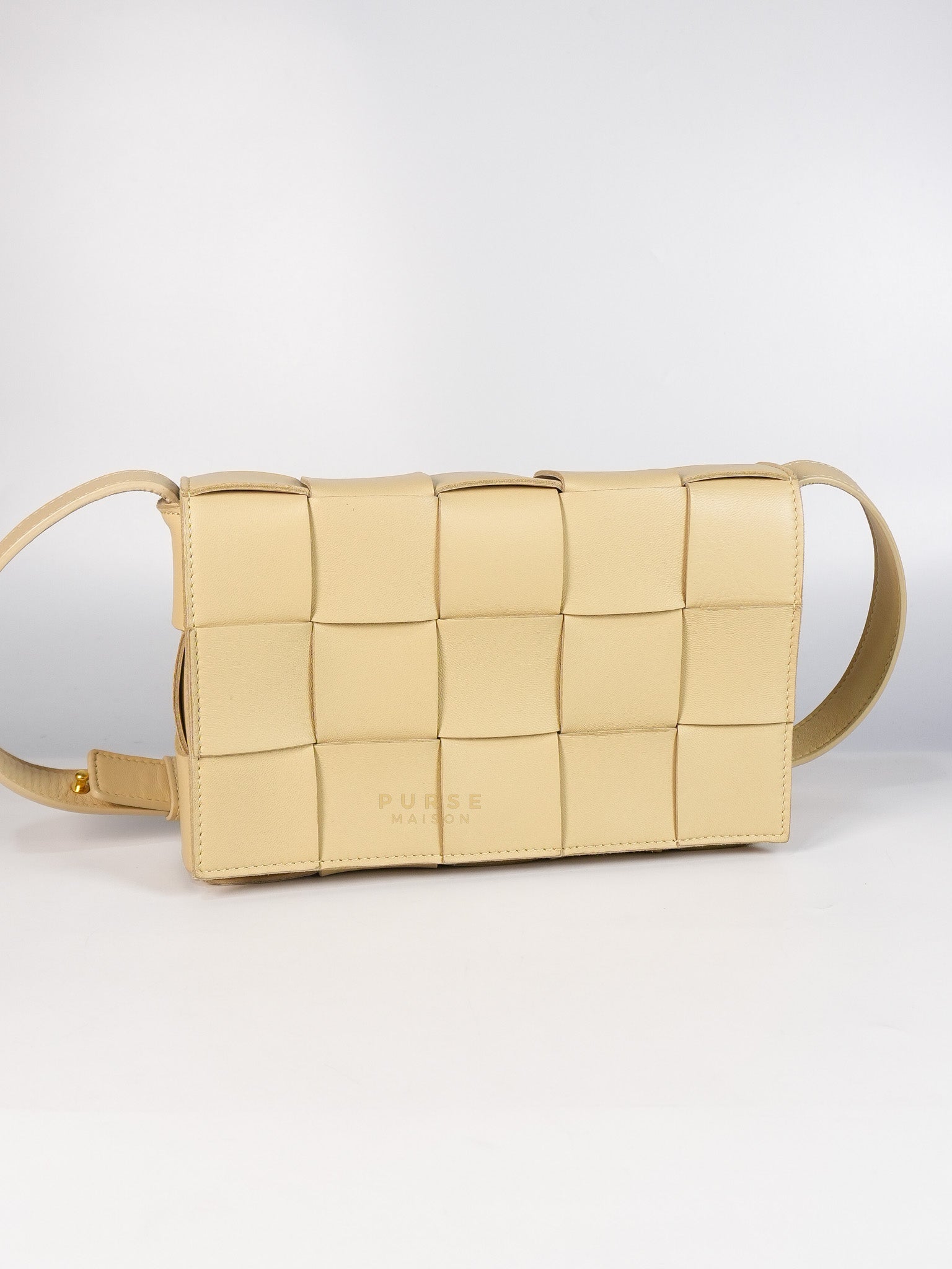 Casette Small Intrecciato Macaroon Leather Crossbody Bag | Purse Maison Luxury Bags Shop