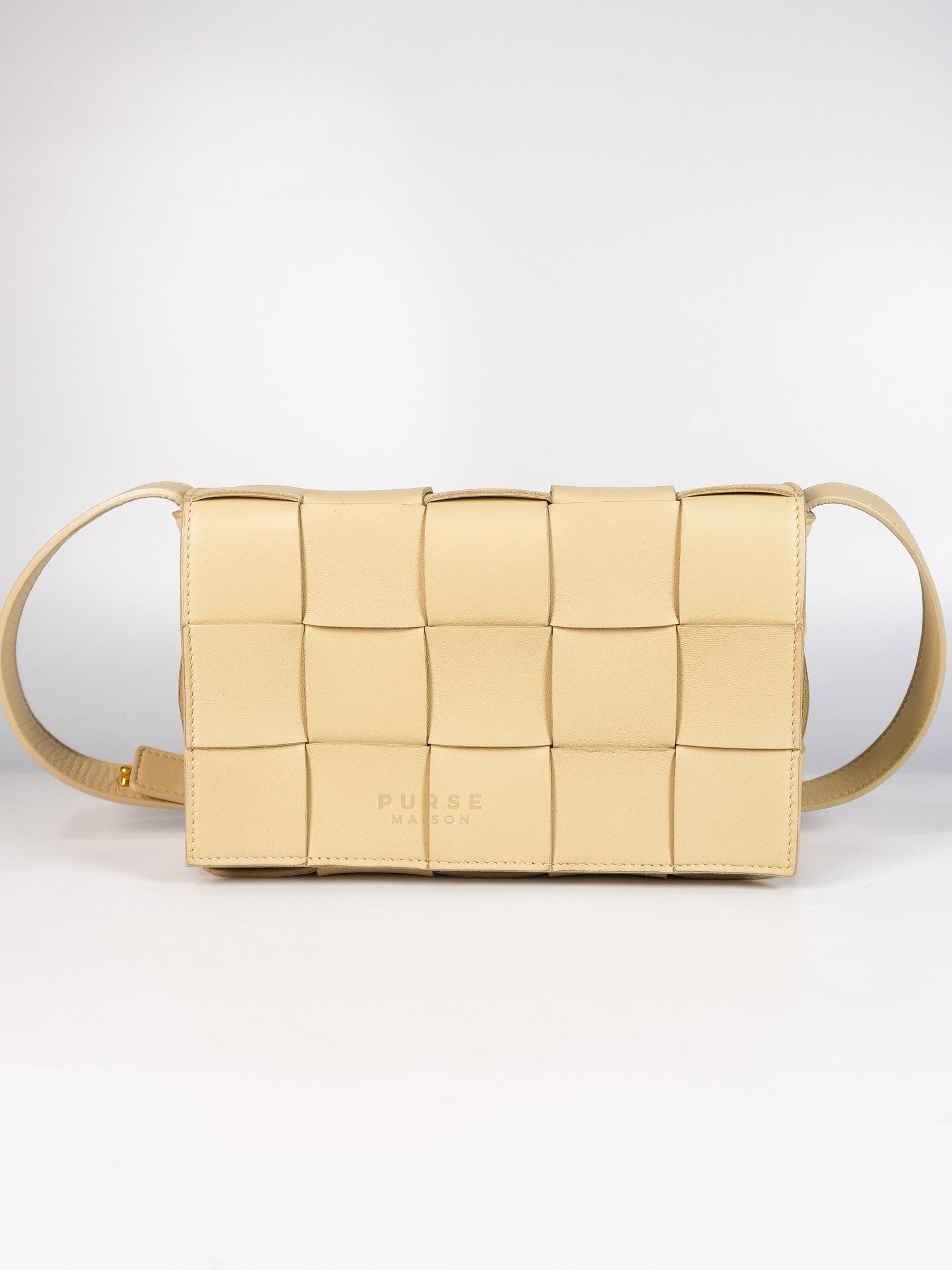 Casette Small Intrecciato Macaroon Leather Crossbody Bag | Purse Maison Luxury Bags Shop