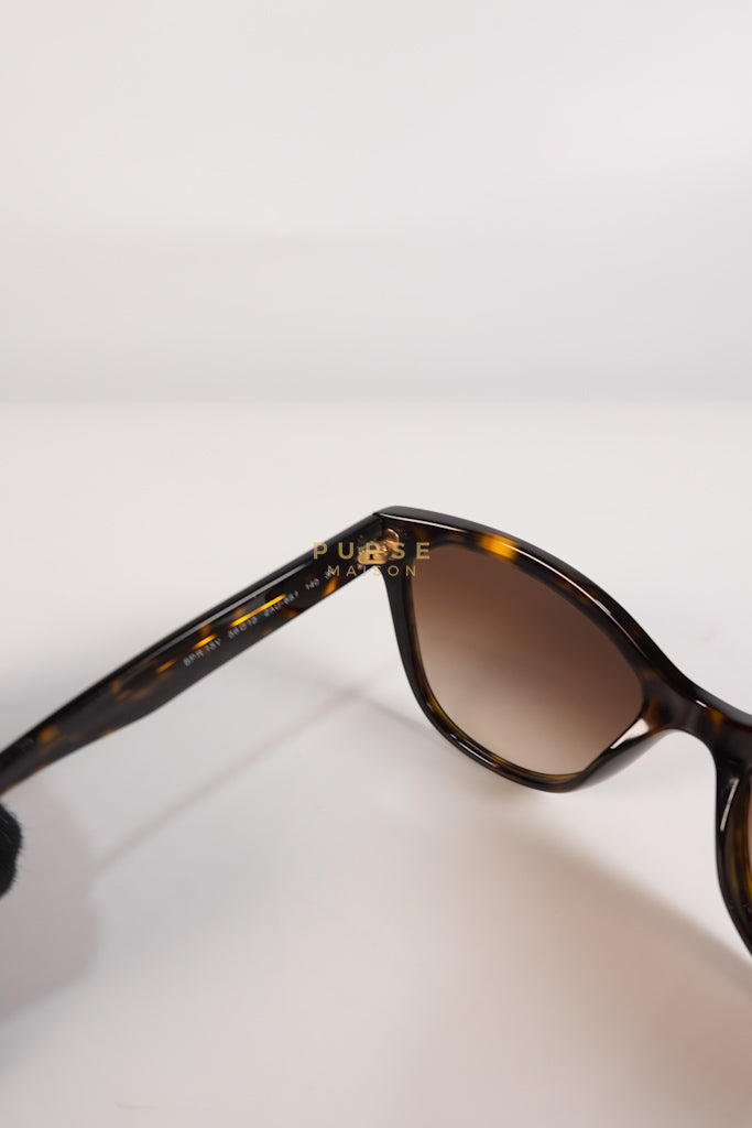 Cat Eye Sunglasses SPR 15V in Black/Brown Tortoise | Purse Maison Luxury Bags Shop