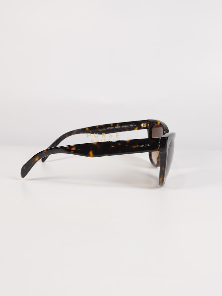 Cat Eye Sunglasses SPR 15V in Black/Brown Tortoise | Purse Maison Luxury Bags Shop