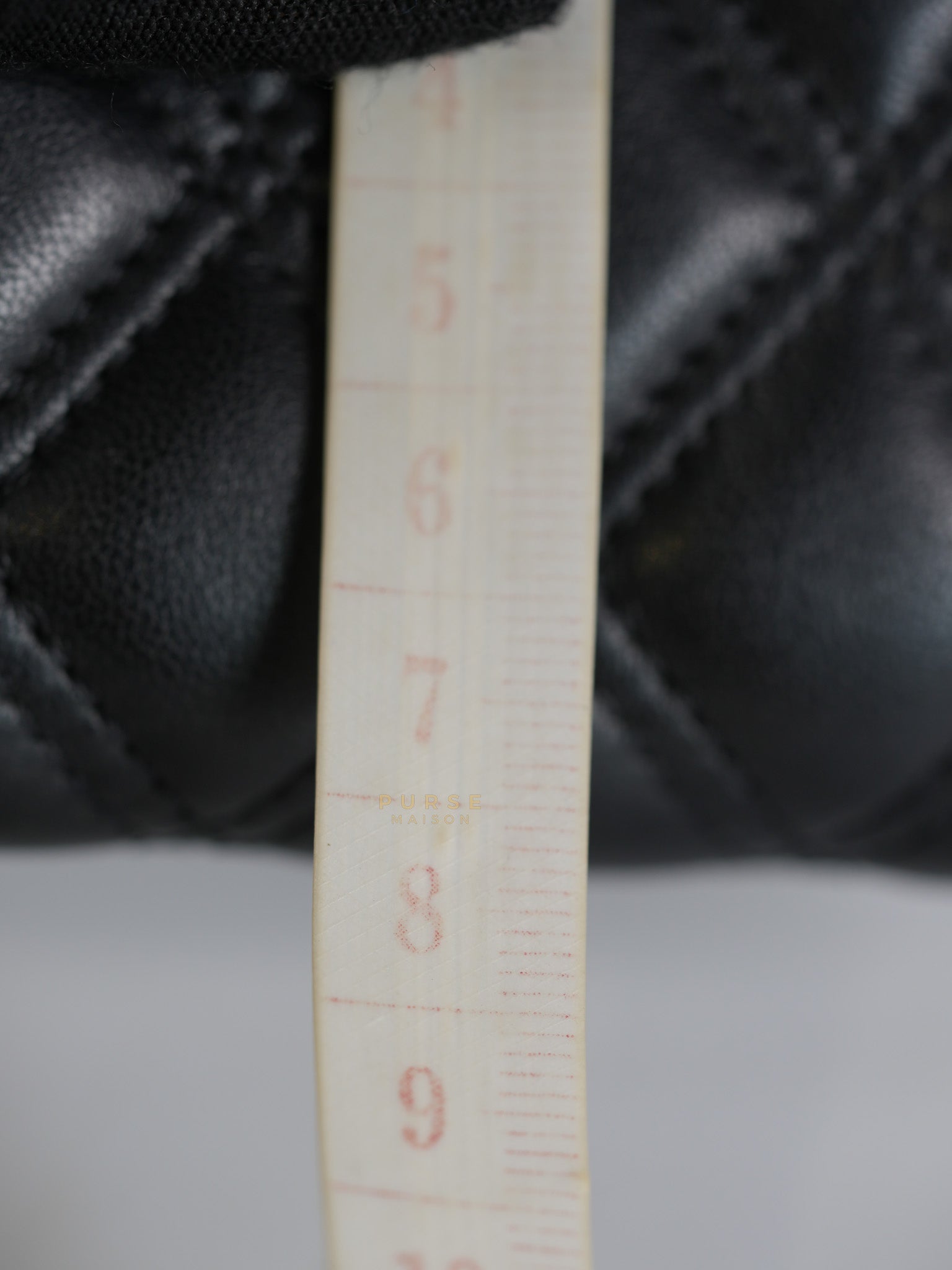 CC Card Holder in Black Lambskin Leather & Silver Hardware (Series 20) | Purse Maison Luxury Bags Shop