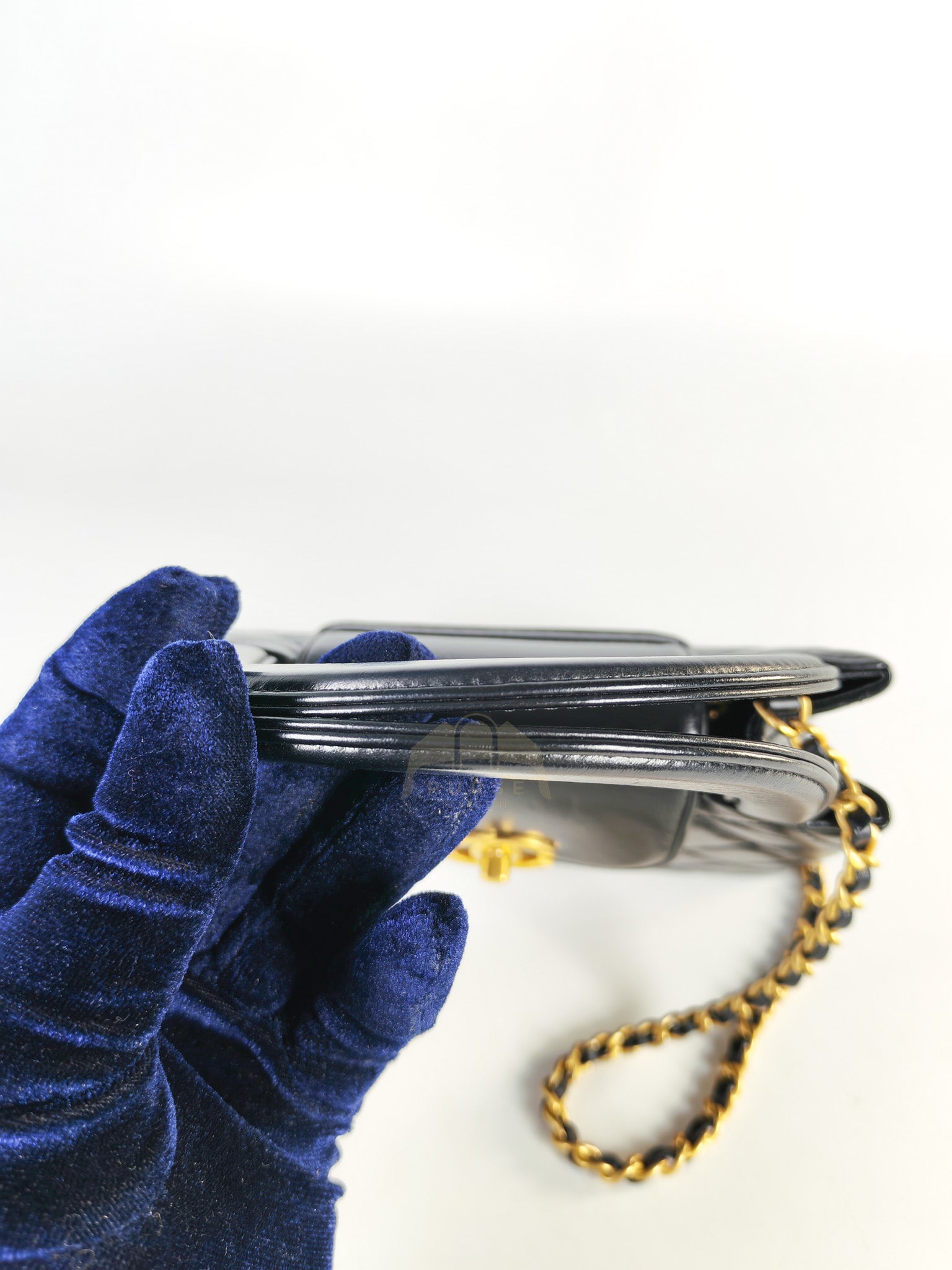 CC Kelly Small Shopping Bag Black Calfskin and Aged Gold Hardware(Microchip) | Purse Maison Luxury Bags Shop