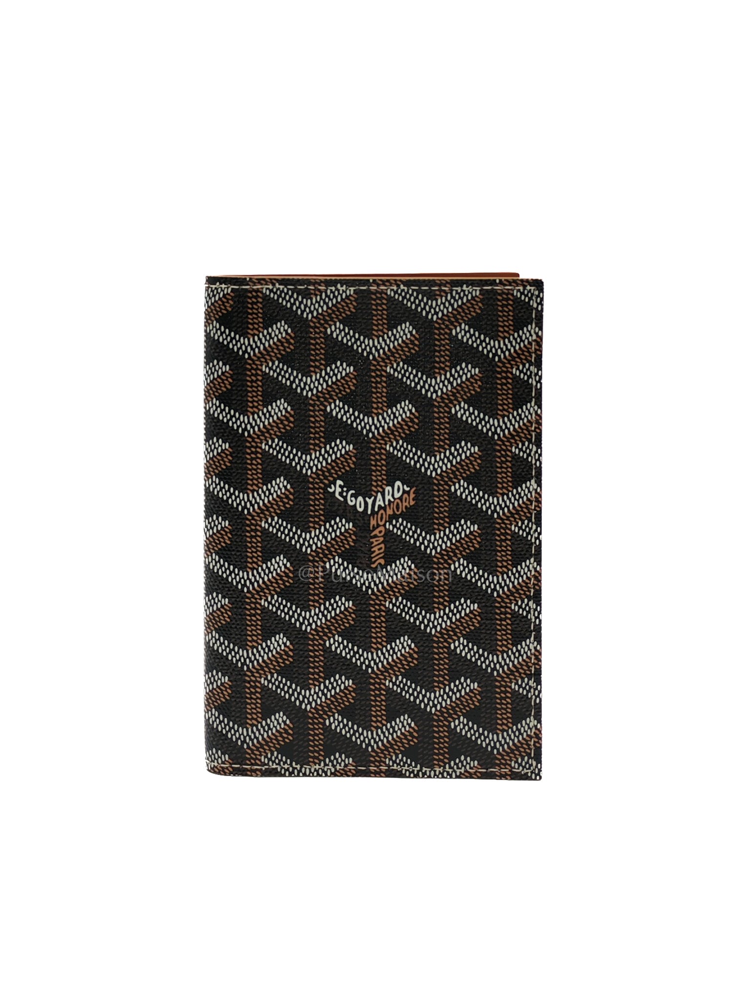 Goyard Passport Holder in Tan Goyadine Canvas