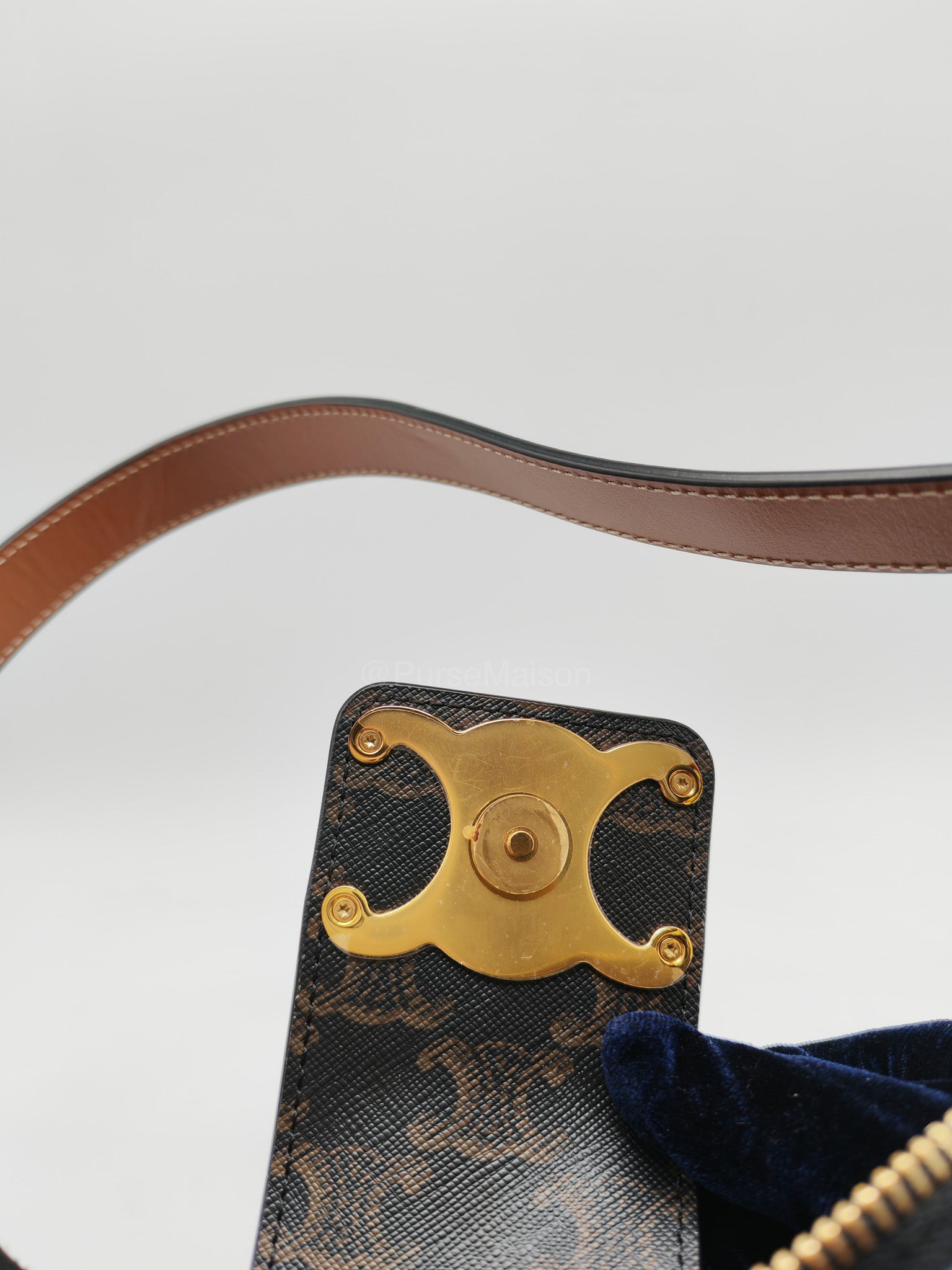 Celine Ava in Monogram Canvas Shoulder Bag | Purse Maison Luxury Bags Shop