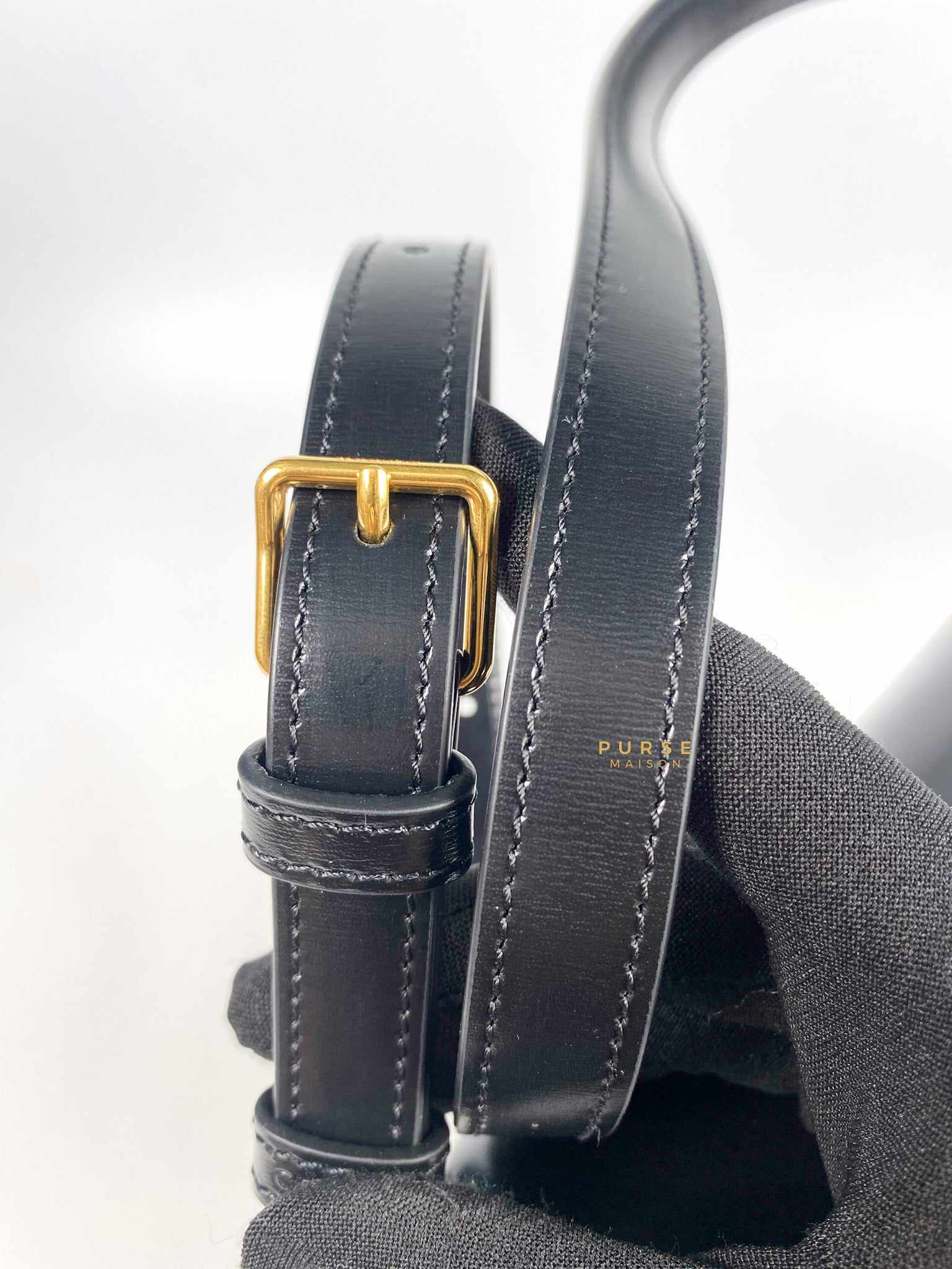 Celine Teen Triomphe bag in Shiny Calfskin