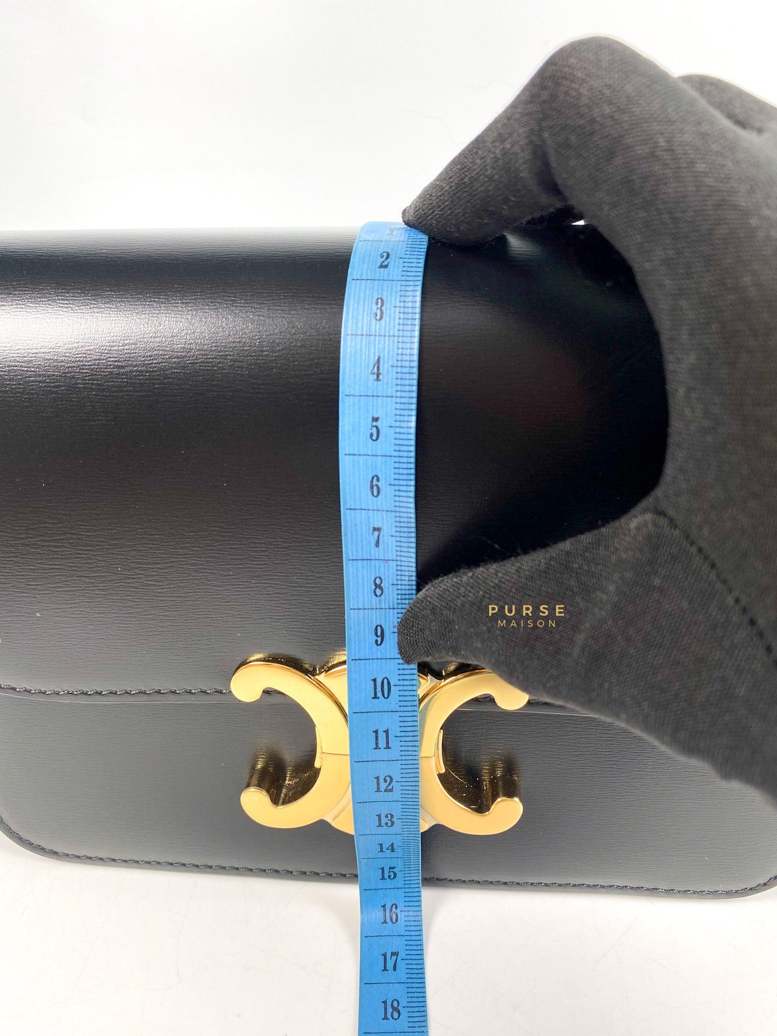 Celine Teen Triomphe bag in Shiny Calfskin