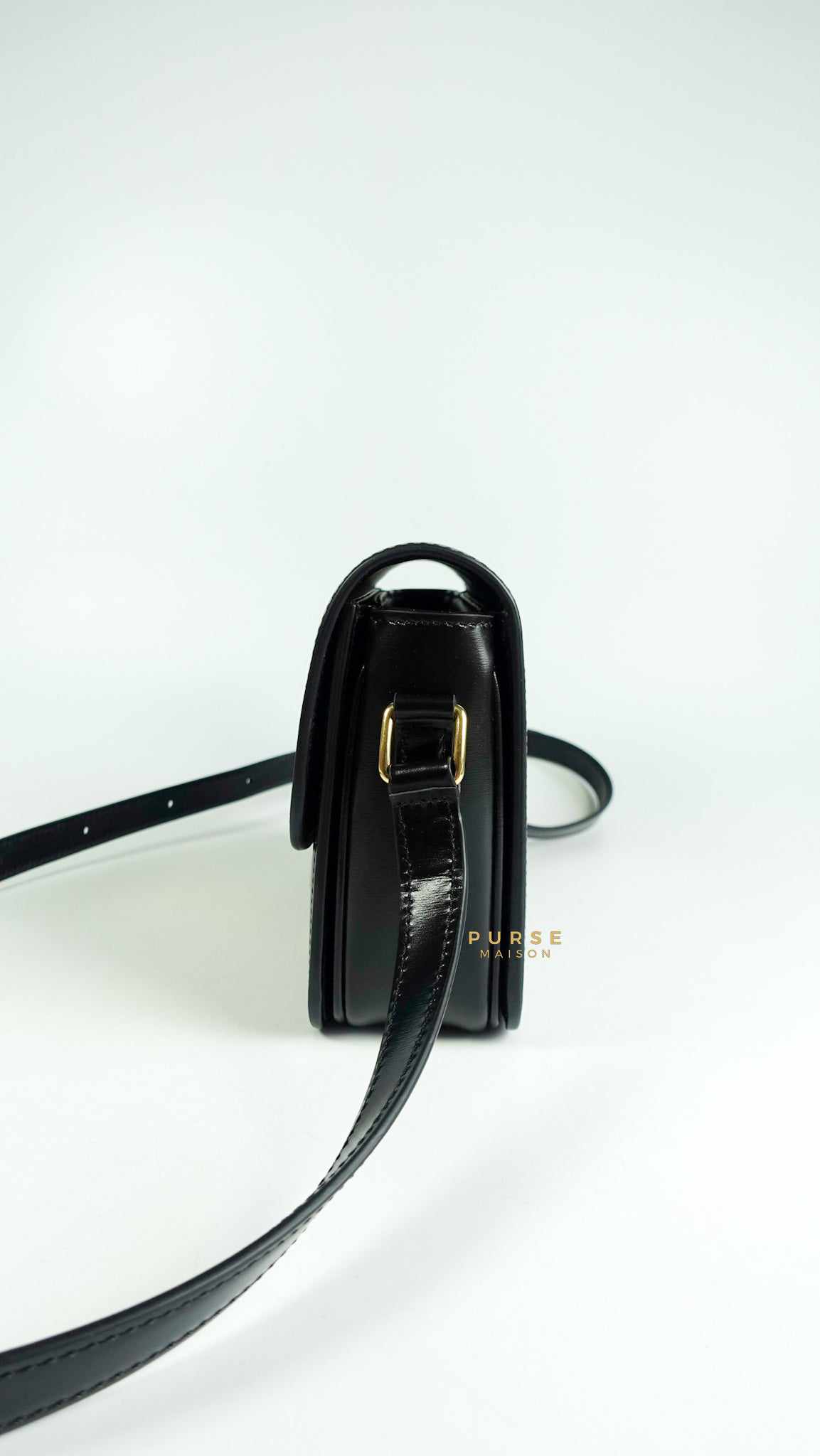 Celine Teen Triomphe bag in Shiny Calfskin