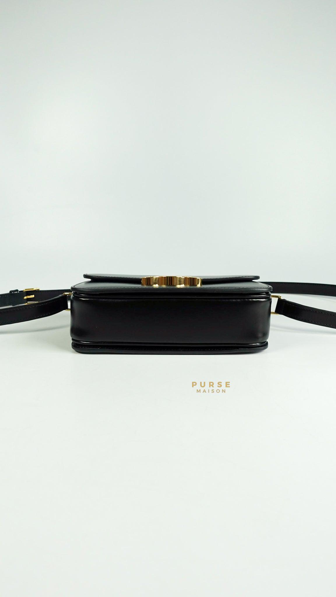 Celine Teen Triomphe bag in Shiny Calfskin
