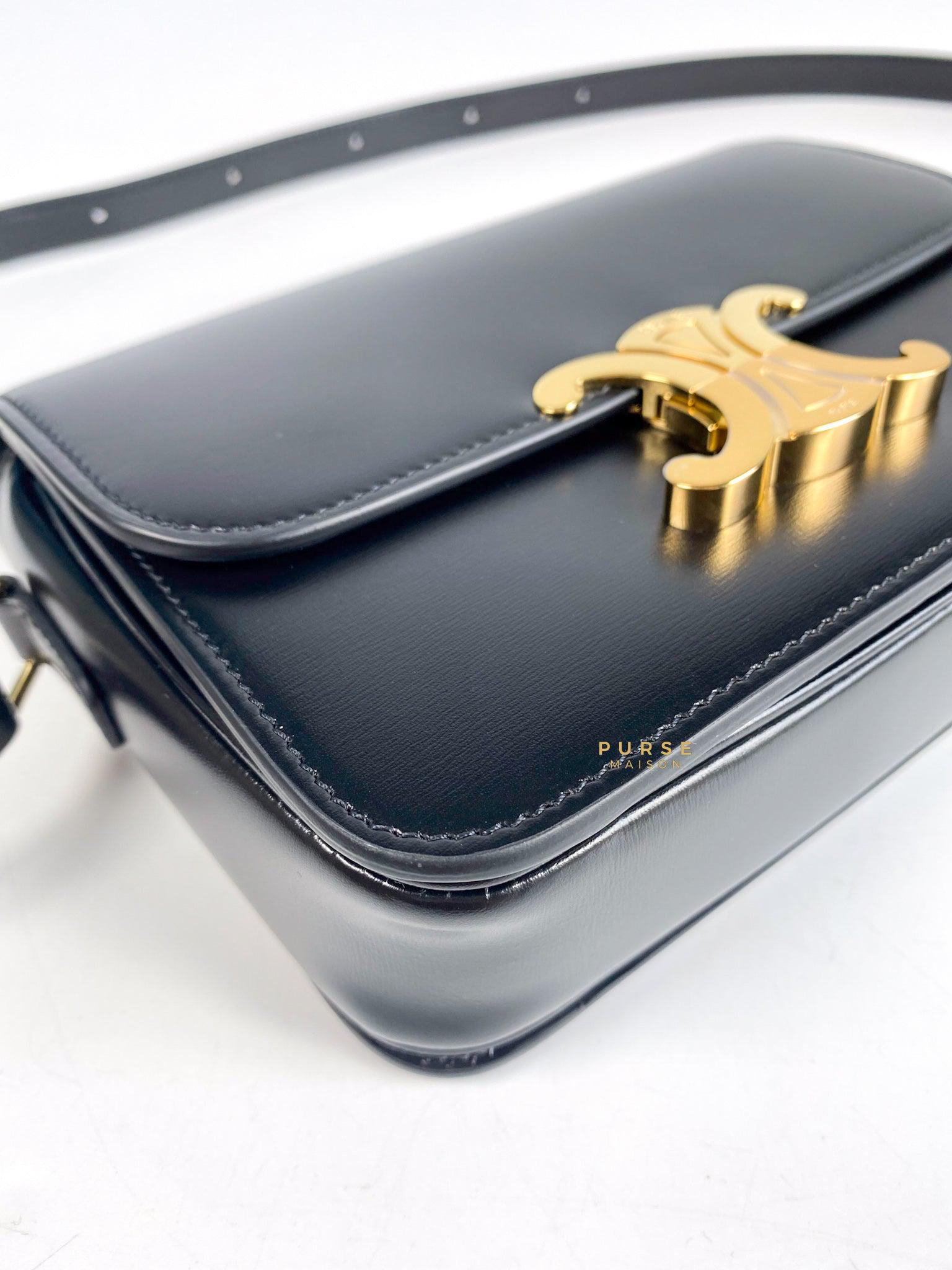 Celine Teen Triomphe bag in Shiny Calfskin