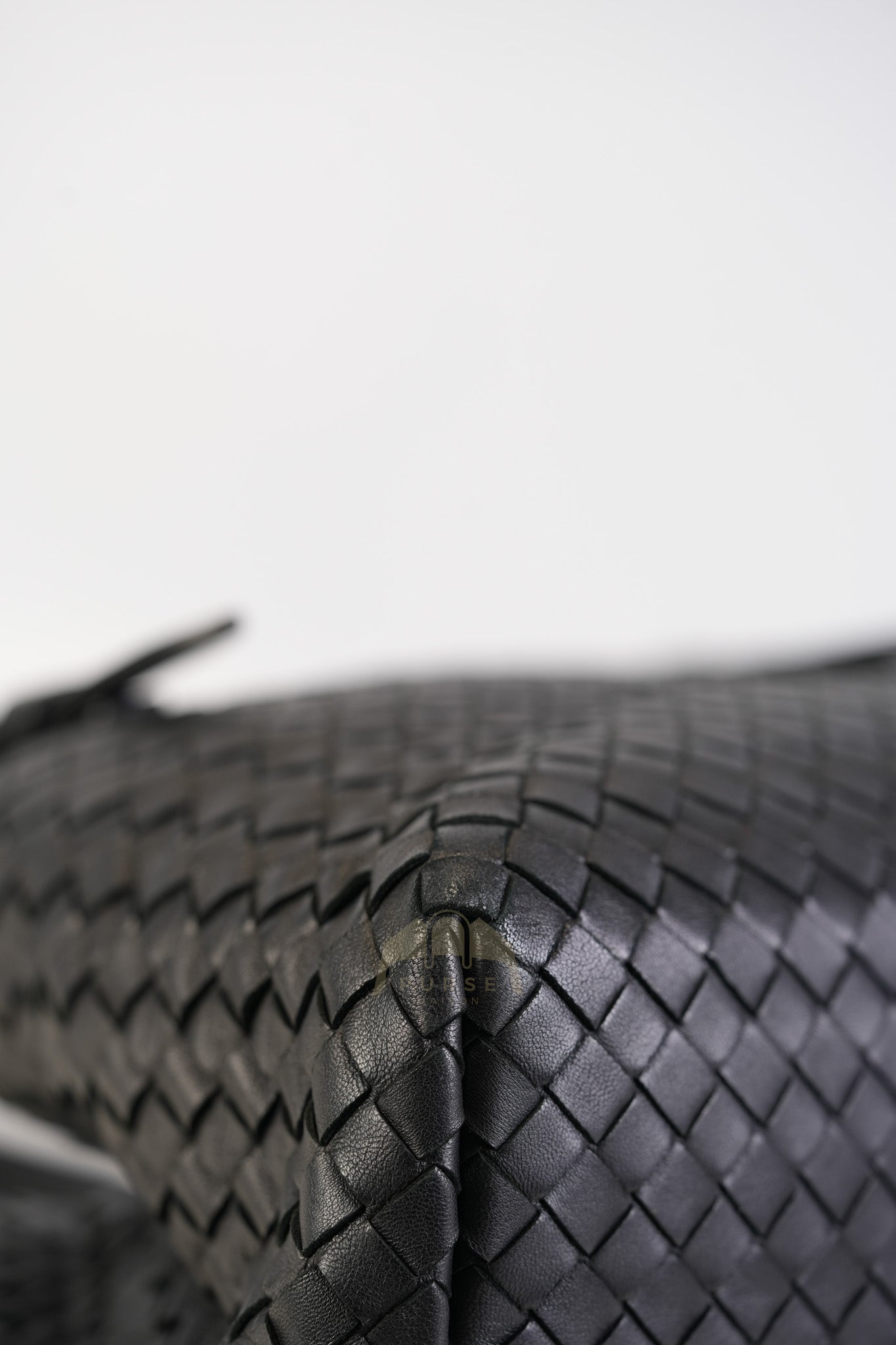 Cesta Small Nappa Intrecciato Black Leather Tote Bag | Purse Maison Luxury Bags Shop