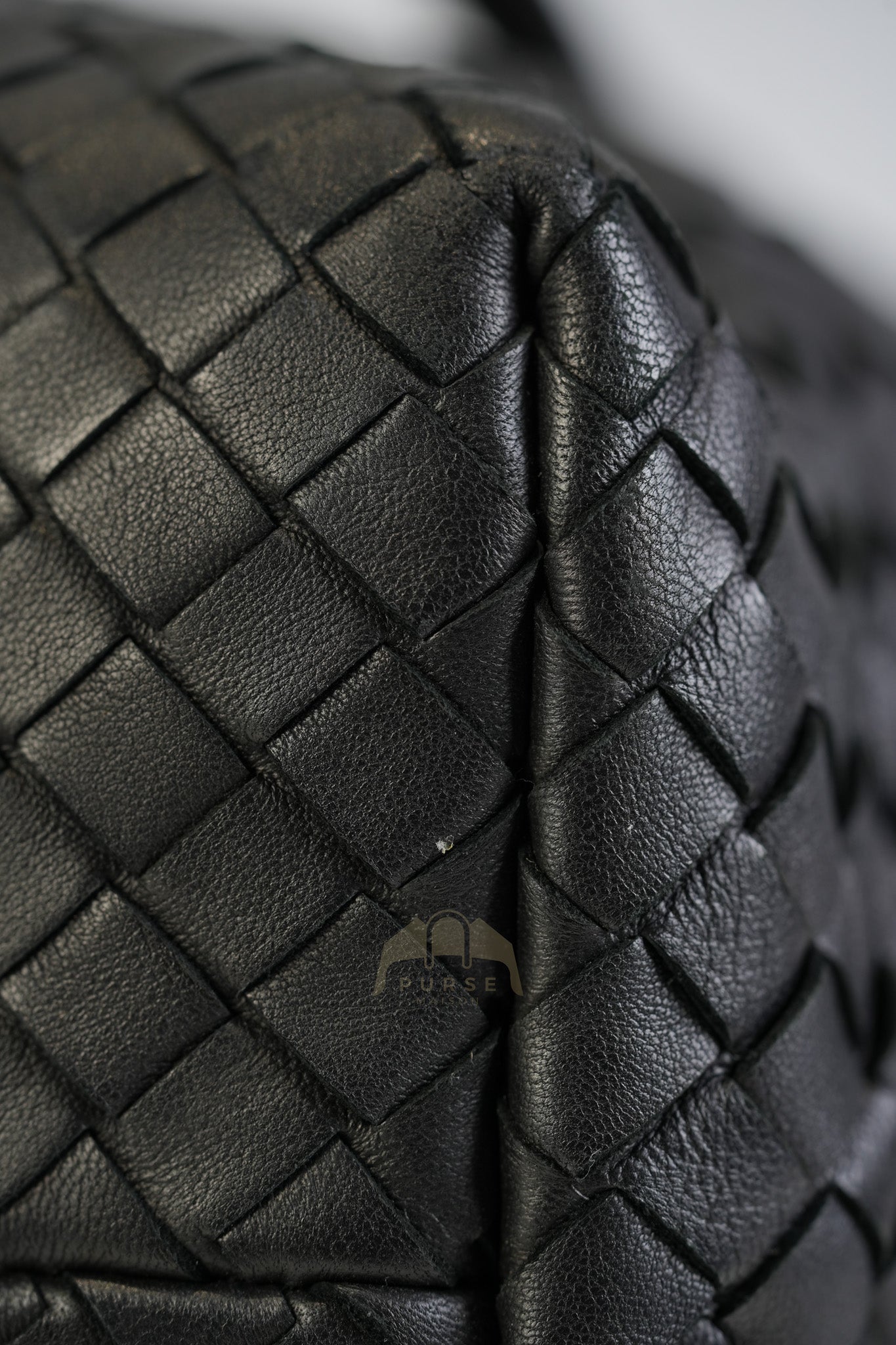 Cesta Small Nappa Intrecciato Black Leather Tote Bag | Purse Maison Luxury Bags Shop