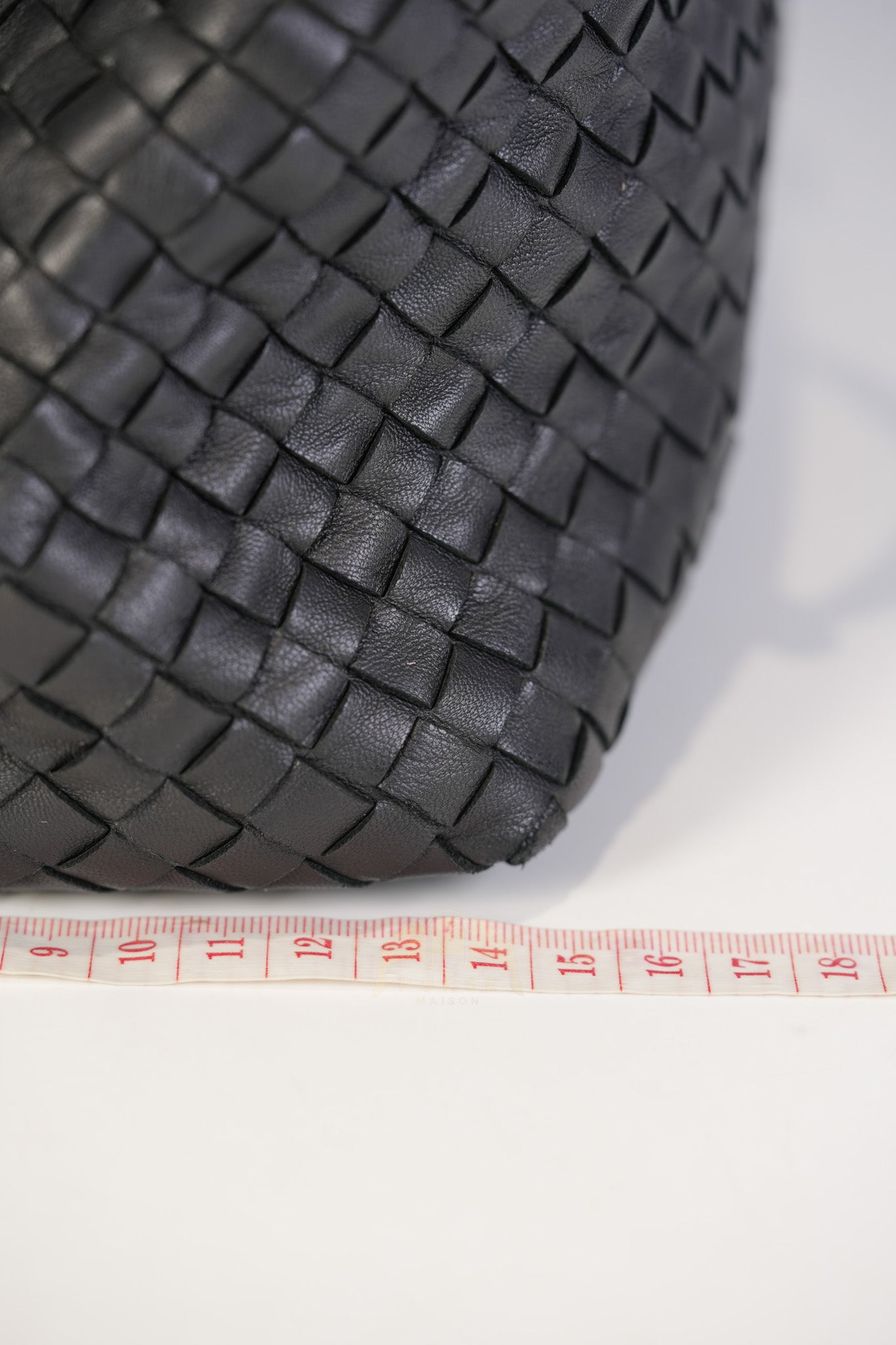 Cesta Small Nappa Intrecciato Black Leather Tote Bag | Purse Maison Luxury Bags Shop