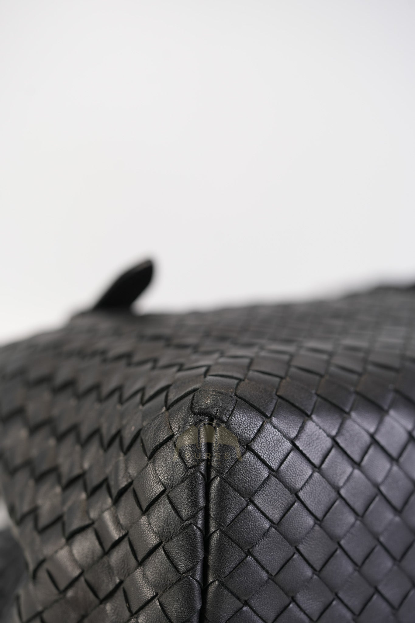 Cesta Small Nappa Intrecciato Black Leather Tote Bag | Purse Maison Luxury Bags Shop