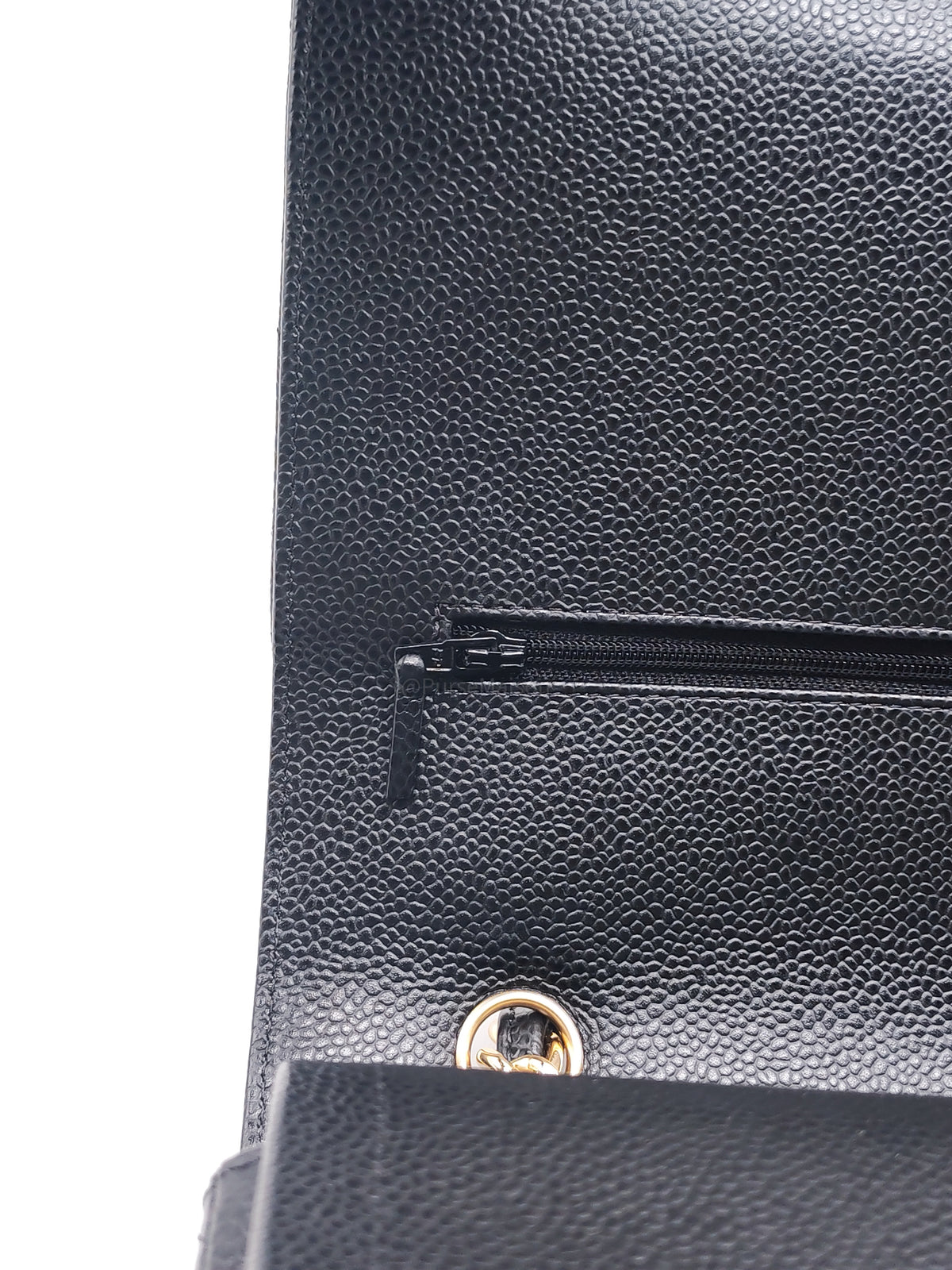 Chanel Classic Double Flap Maxi in Black Caviar Leather Gold Hardware (Series 24) | Purse Maison Luxury Bags Shop