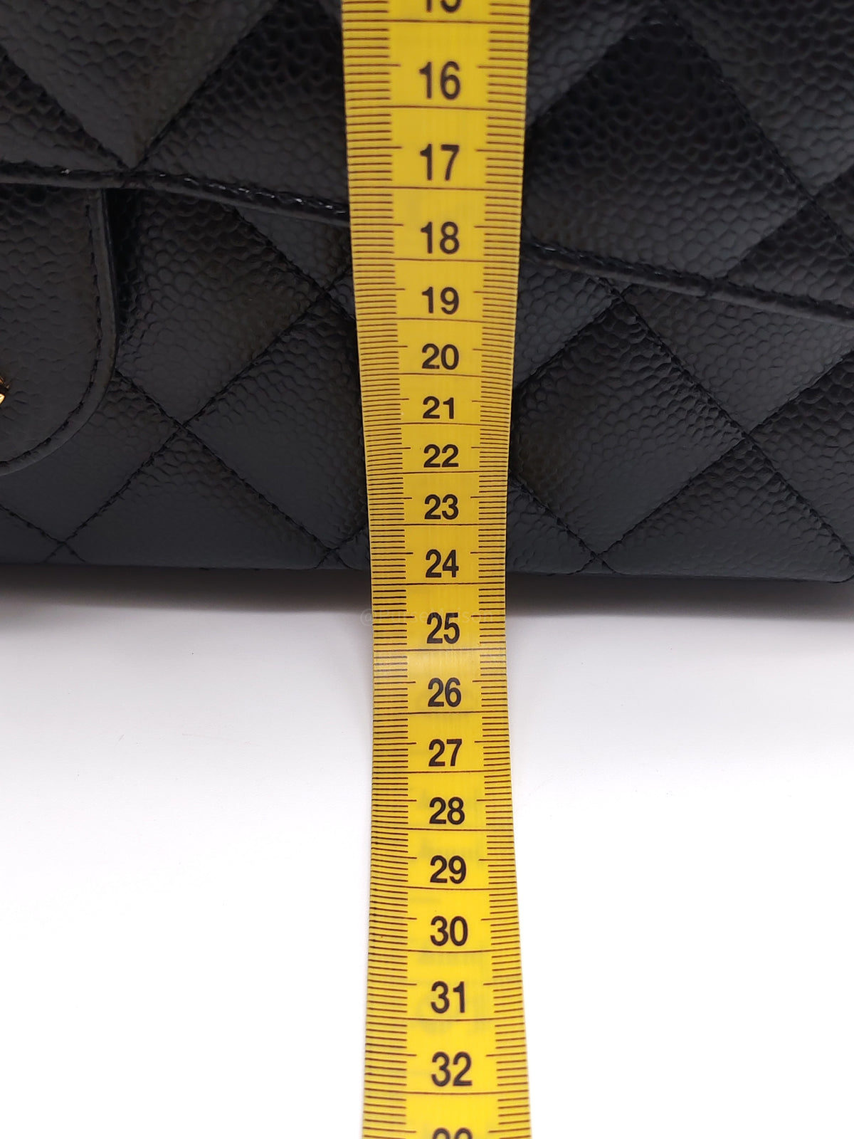 Chanel Classic Double Flap Maxi in Black Caviar Leather Gold Hardware (Series 24) | Purse Maison Luxury Bags Shop