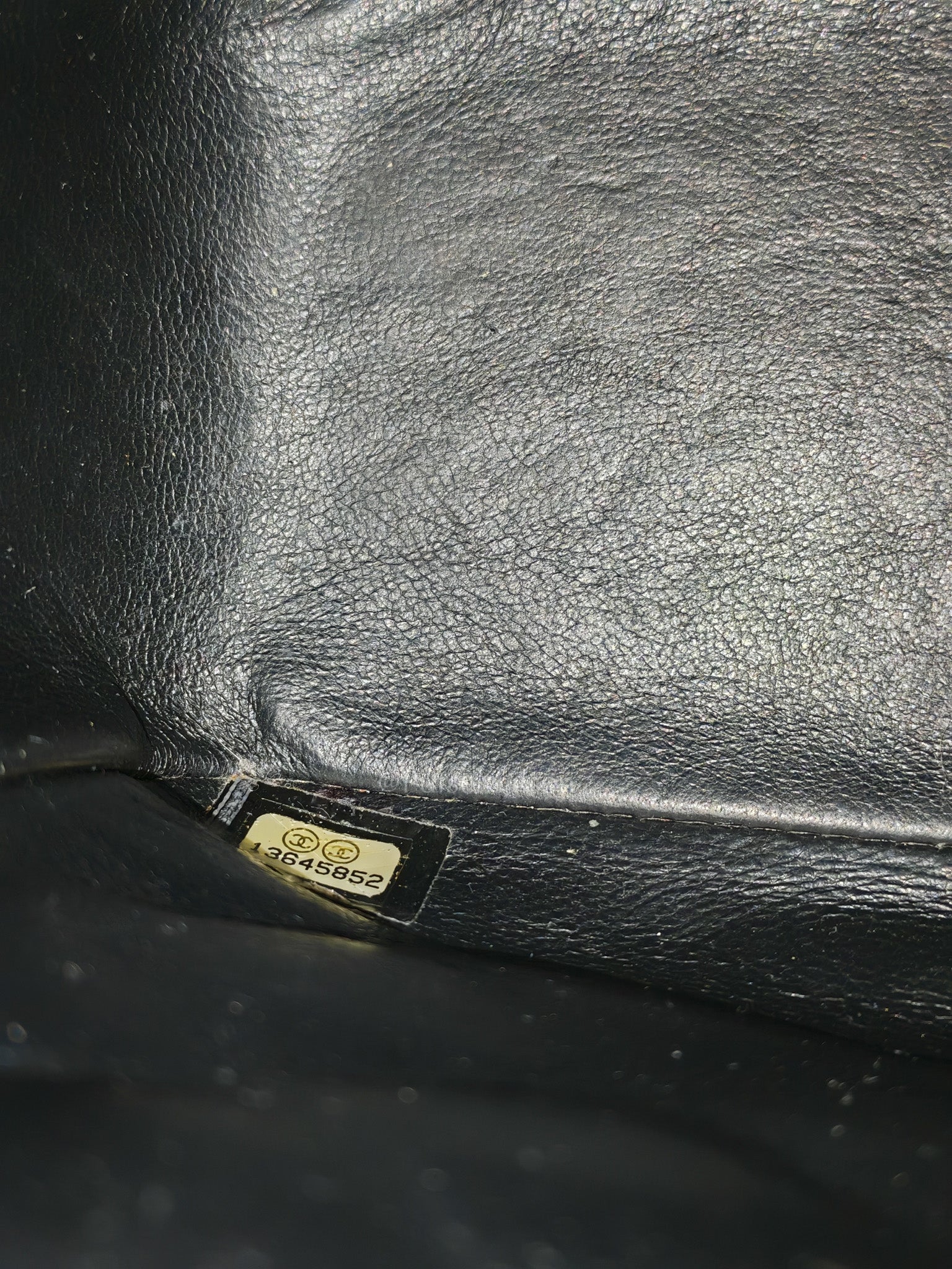 Chanel Classic Single Flap Jumbo in Black Caviar Leather Silver Hardware (Series 13) | Purse Maison Luxury Bags Shop