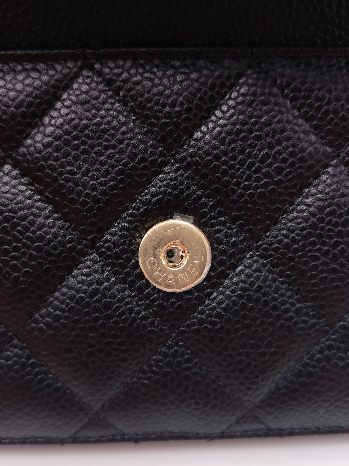 Chanel Classic Wallet on Chain (WOC) in Black Caviar Leather and Gold Hardware Microchip | Purse Maison Luxury Bags Shop