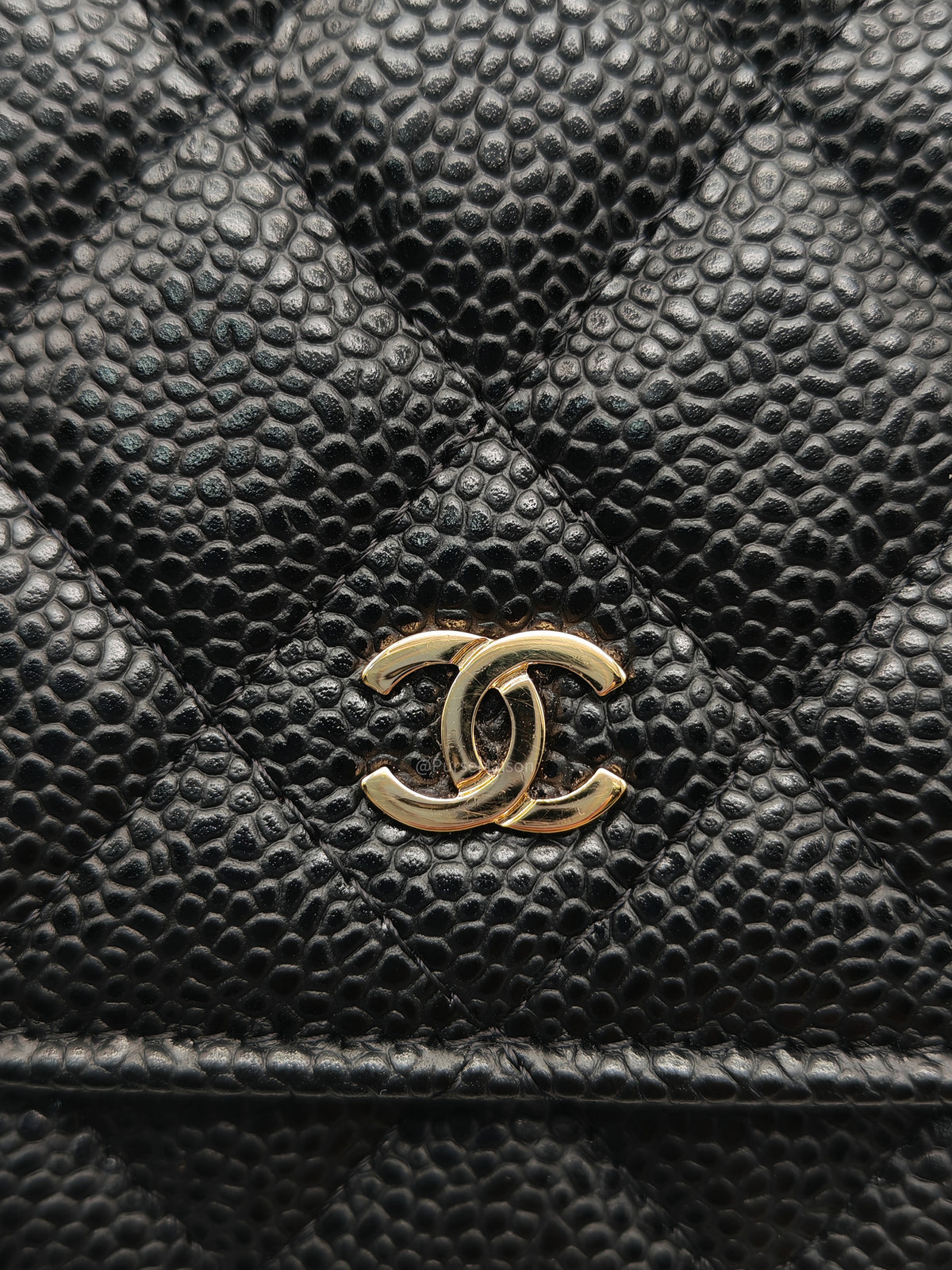 Chanel Classic Wallet on Chan (WOC) in Black Caviar Leather Gold Hardware (Series 29) | Purse Maison Luxury Bags Shop