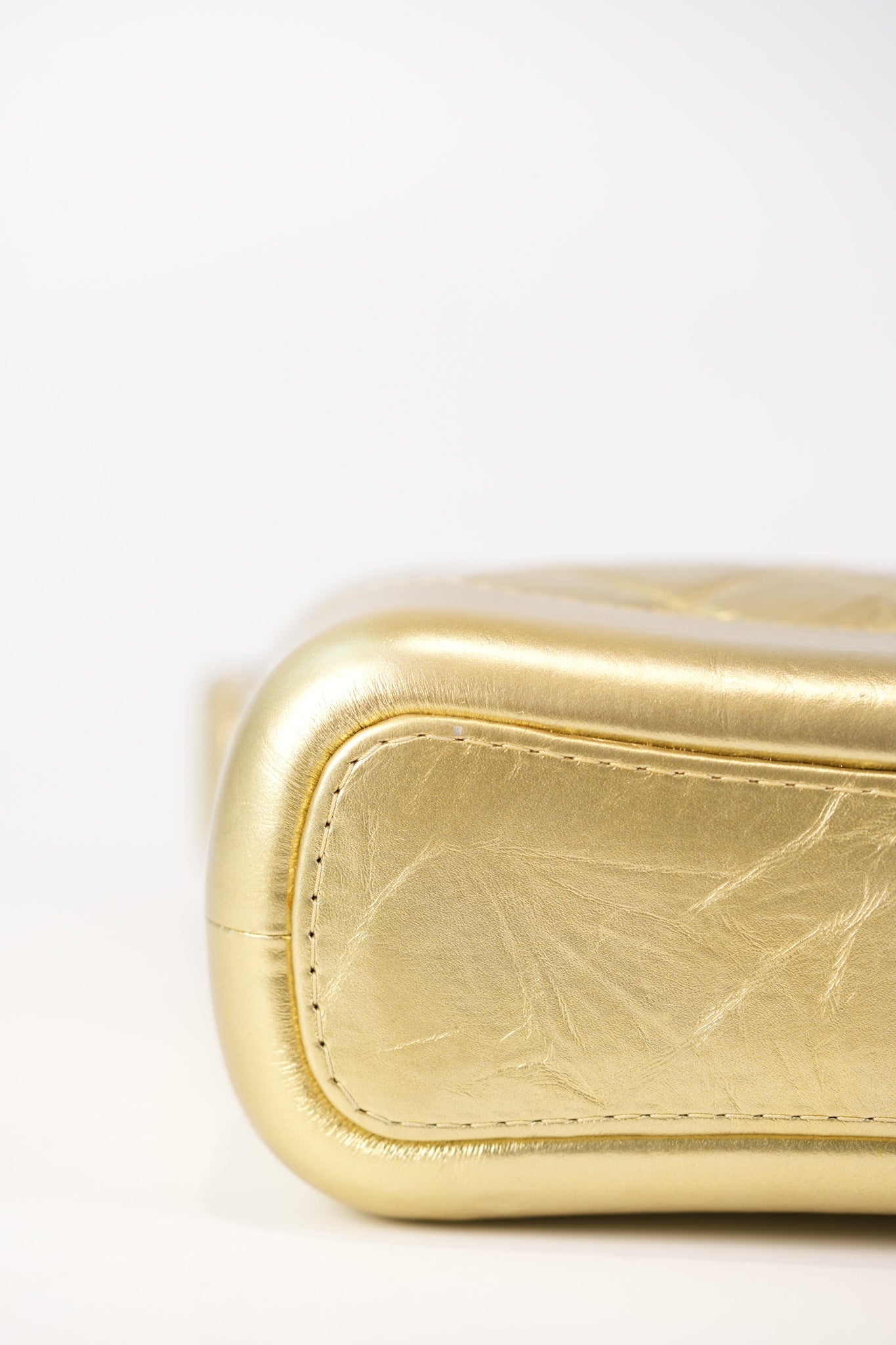 Gabrielle Small Crossbody Bag in Metallic Lambskin Leather & Mixed Hardware Series 24 | Purse Maison Luxury Bags Shop