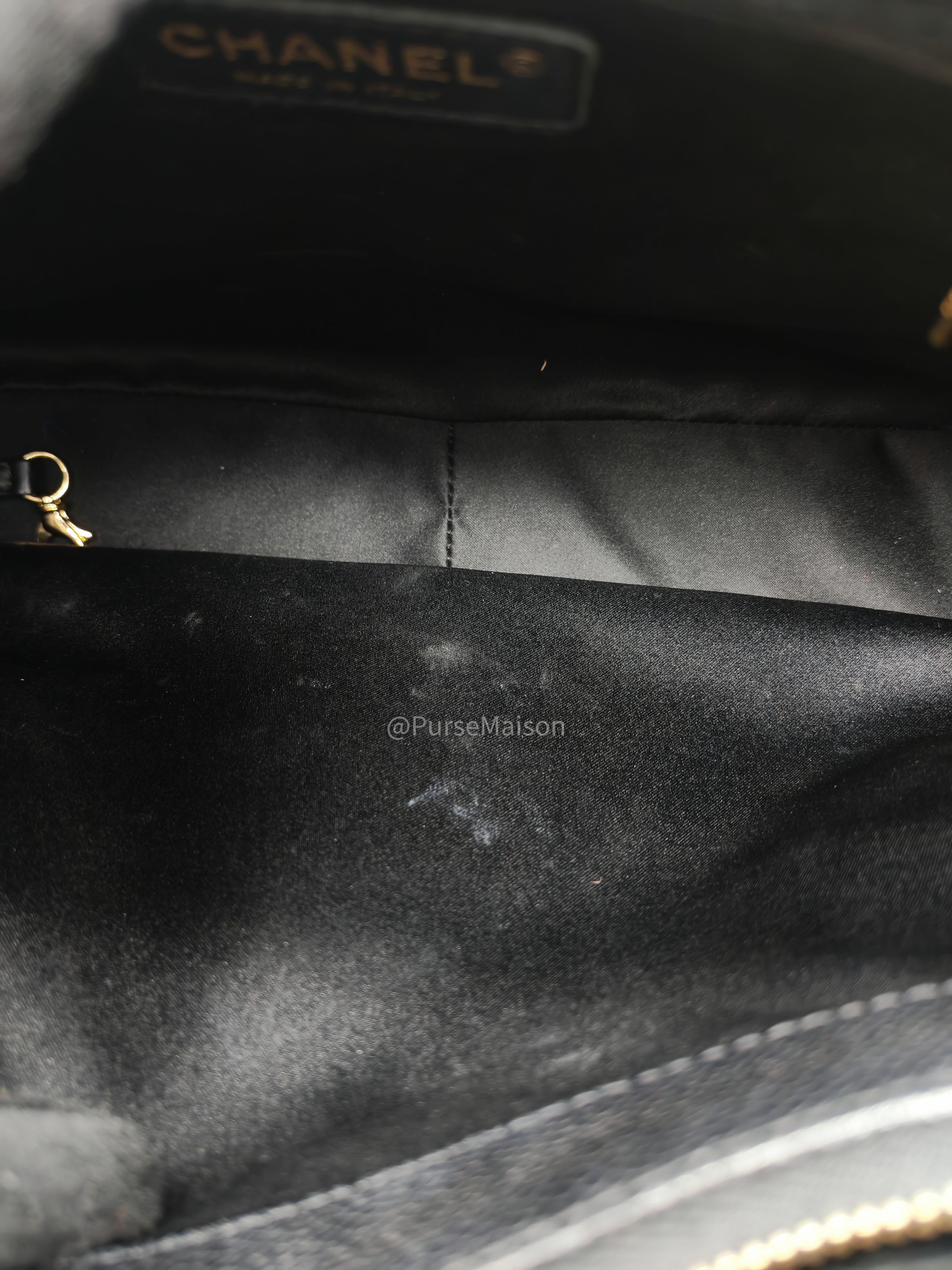 Chanel Grand Shopping Tote (GST) in Black Caviar Leather and Gold Hardware Series 20 | Purse Maison Luxury Bags Shop