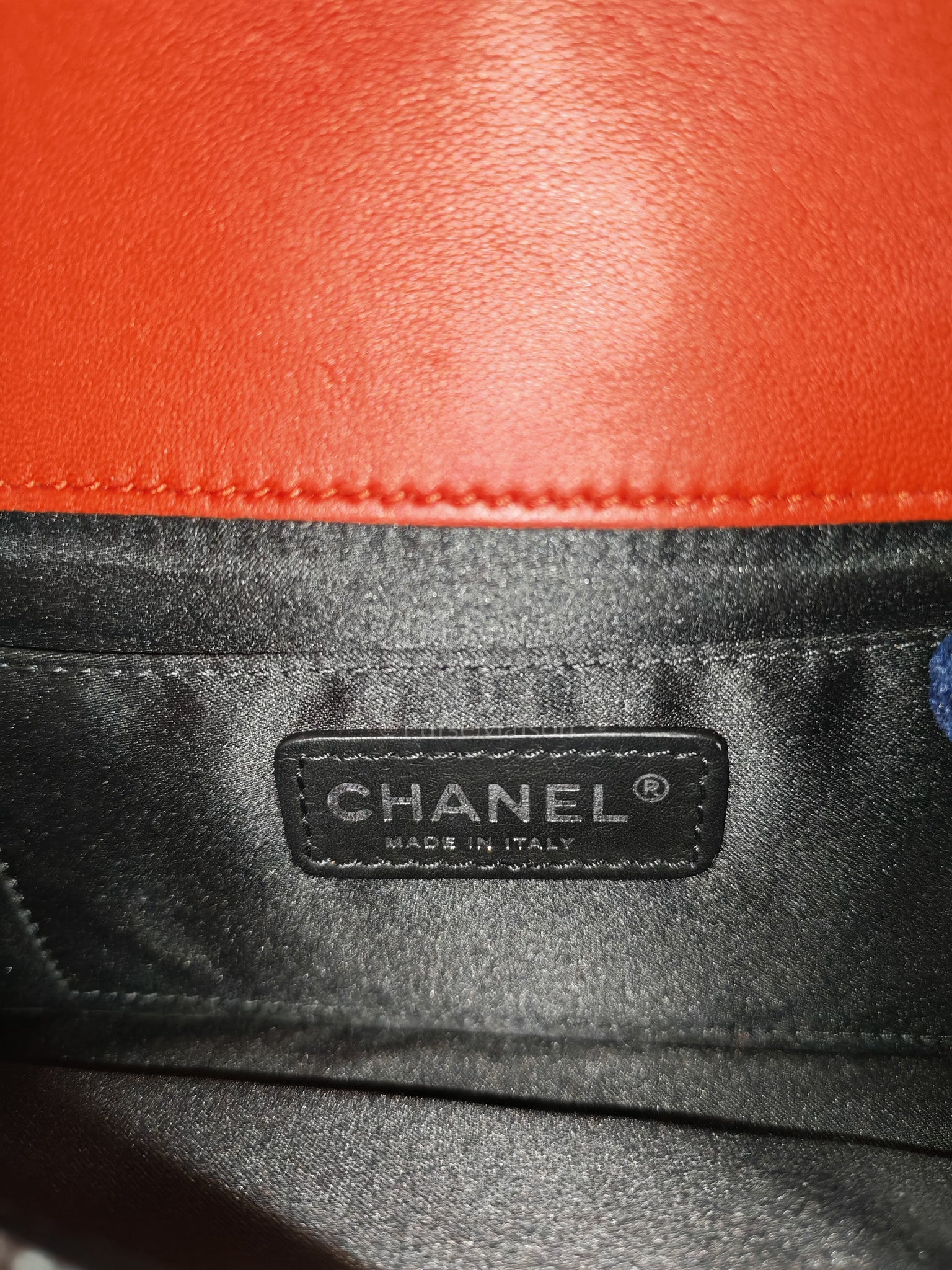 Chanel Graphic Flap Bag in Tri-Color Lambskin Leather & Silver Hardware Series 17 | Purse Maison Luxury Bags Shop