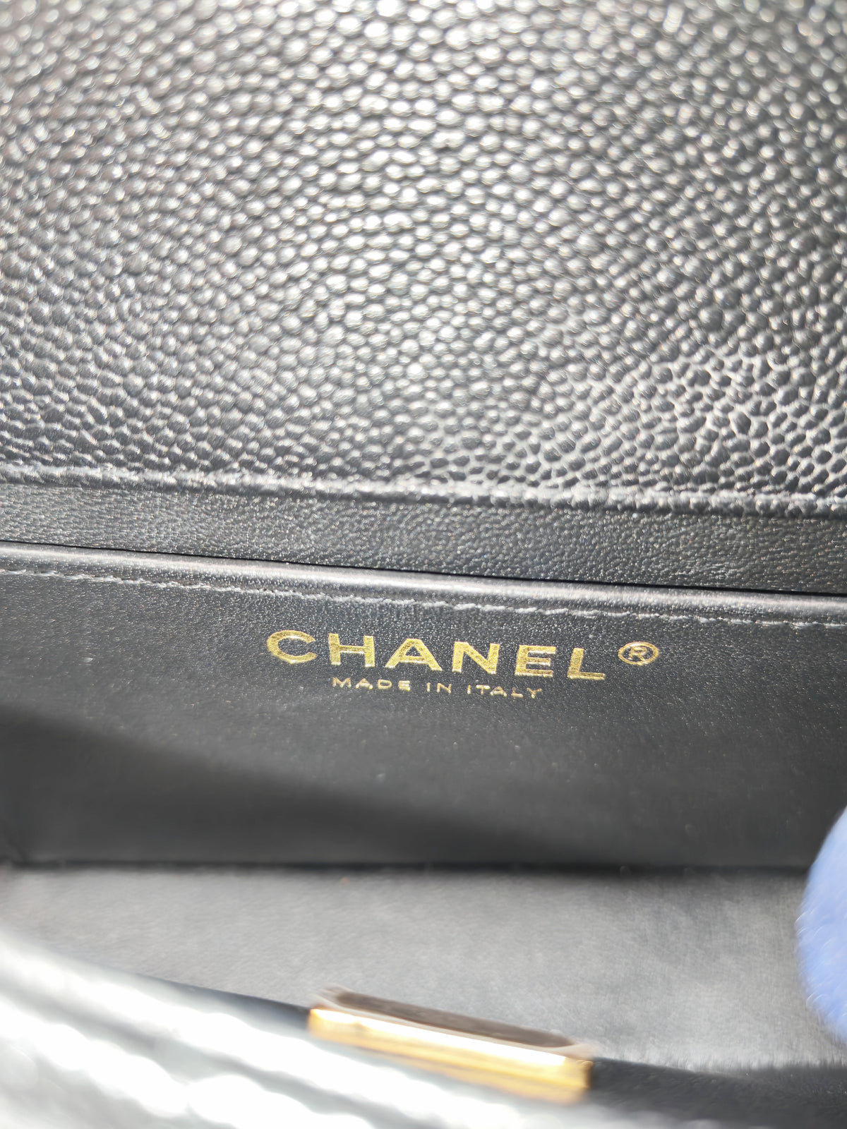Chanel Heart Crush Mini Flap Bag in Black Quilted Caviar Leather and Aged Gold Hardware Microchip | Purse Maison Luxury Bags Shop