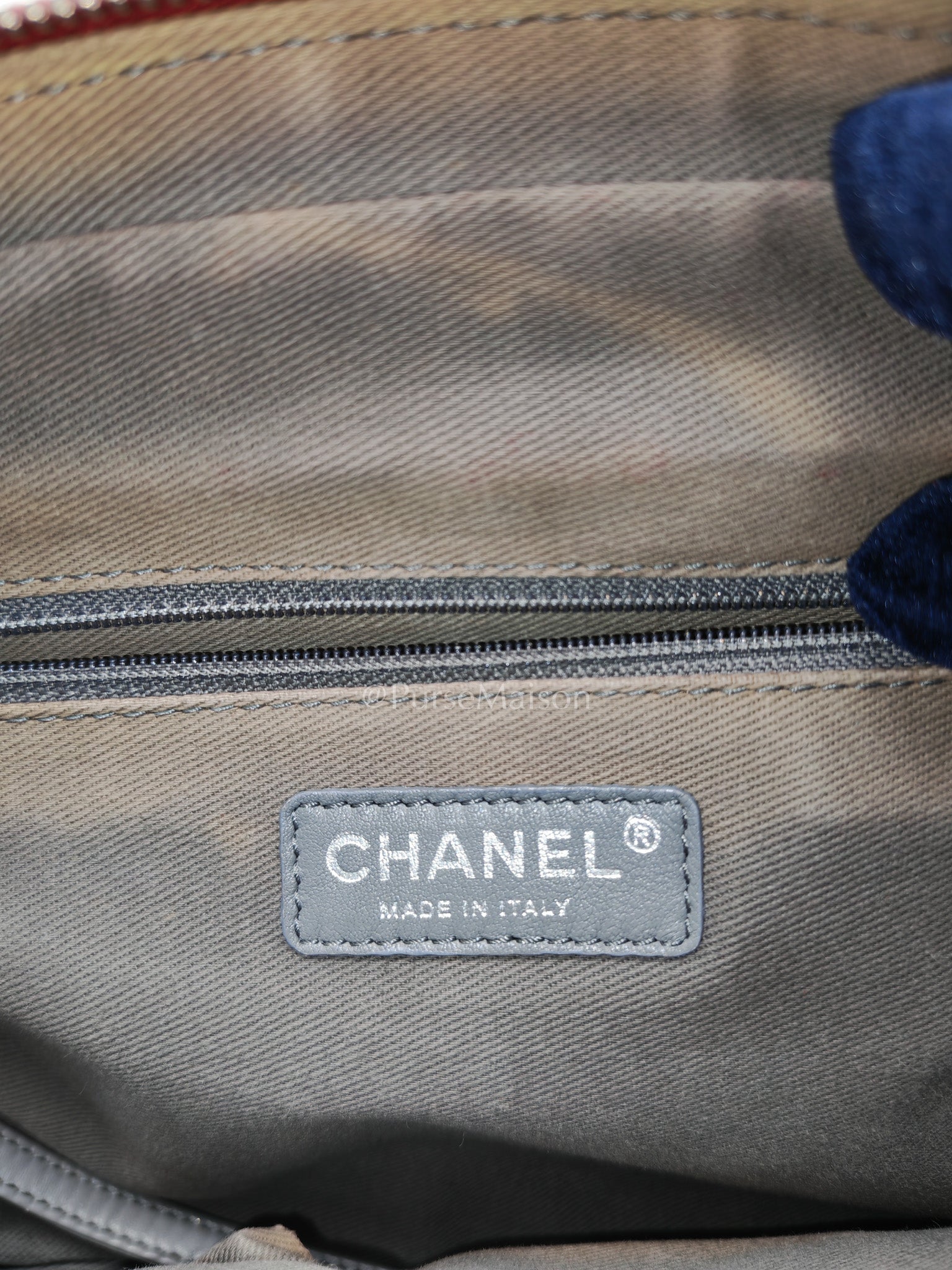 Chanel Iridescent Quilted Calfskin Leather Camera Bag and Silver Hardware Series 16 | Purse Maison Luxury Bags Shop