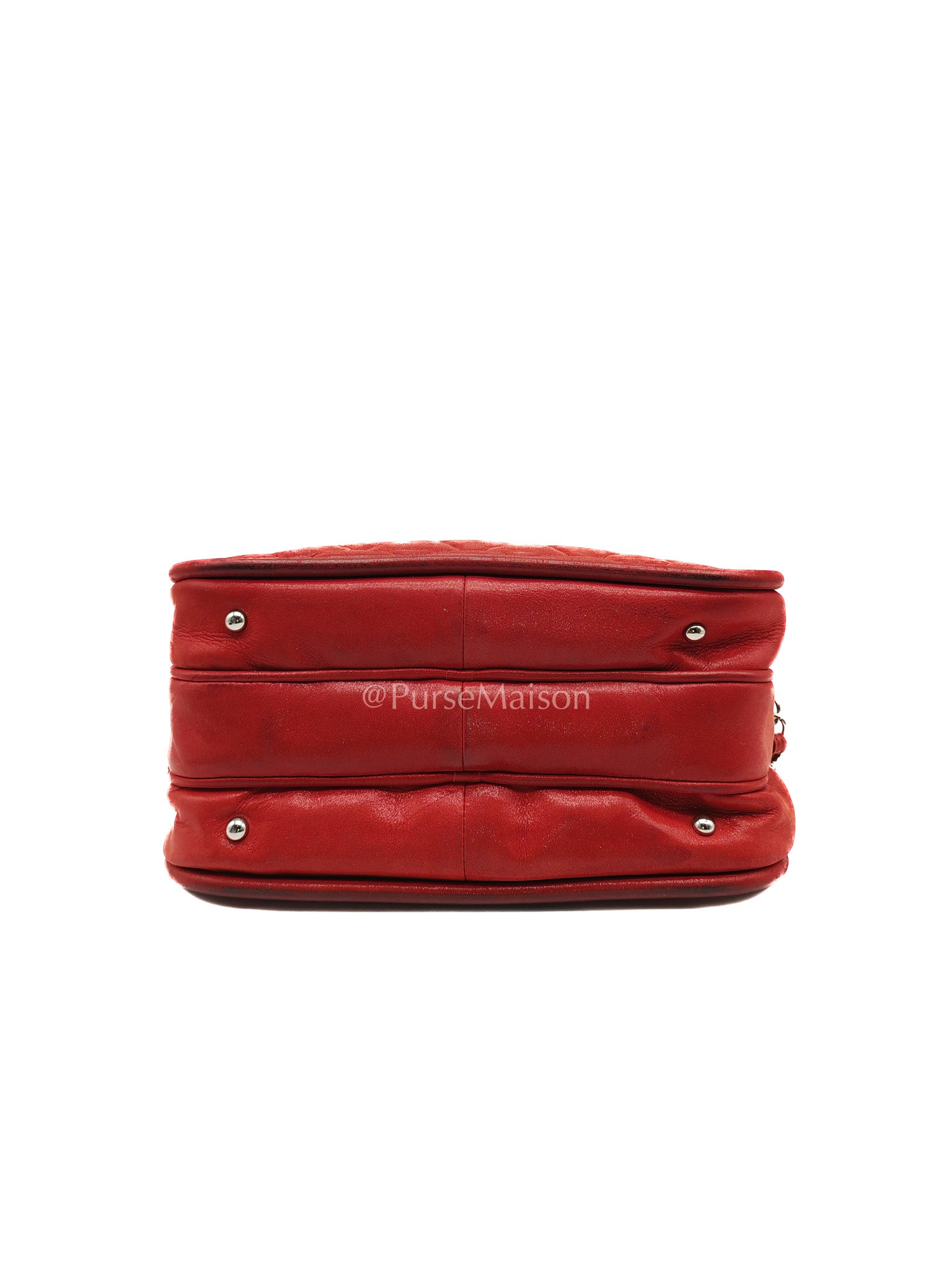 Chanel Iridescent Quilted Calfskin Leather Camera Bag and Silver Hardware Series 16 | Purse Maison Luxury Bags Shop