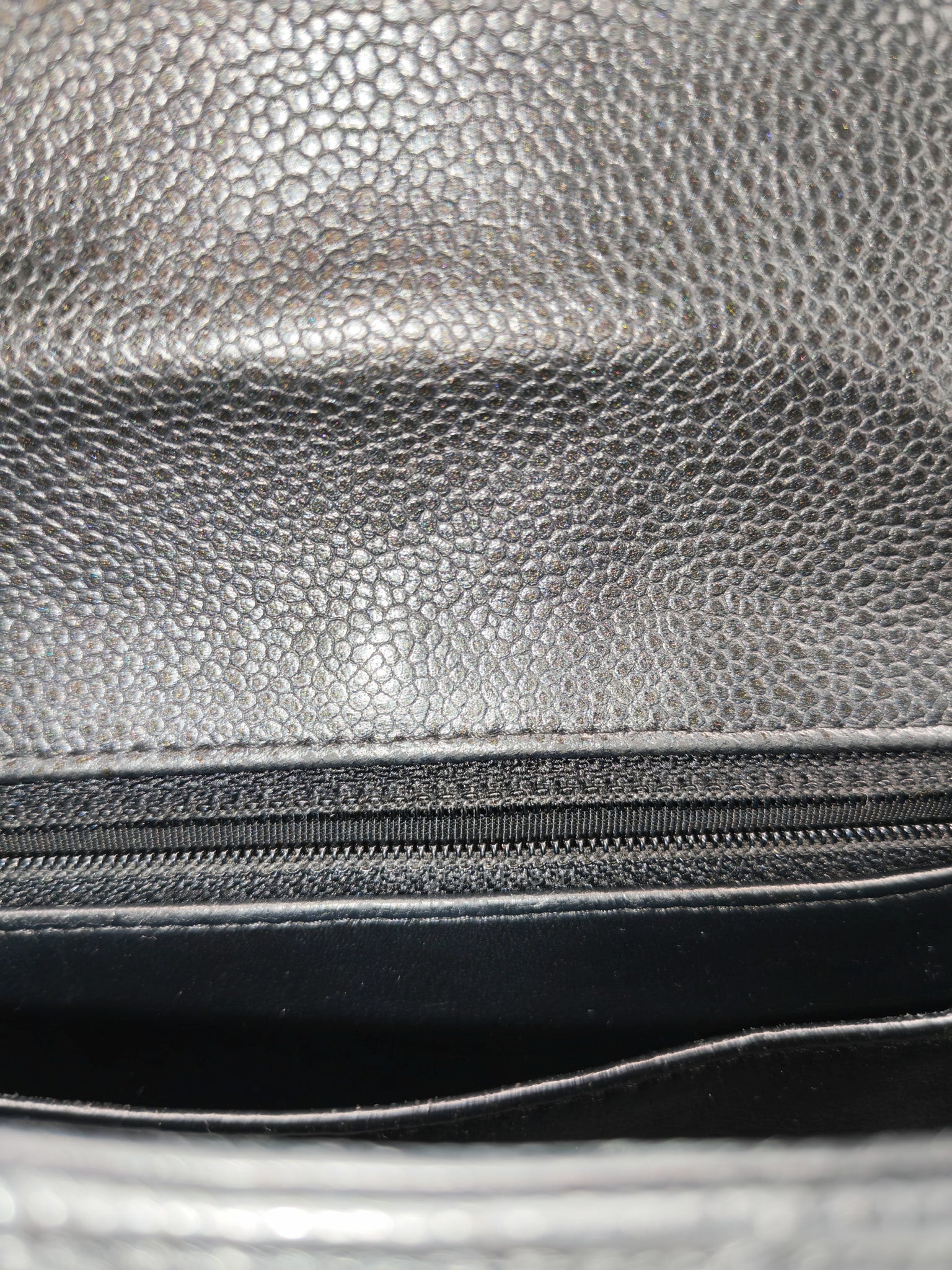Chanel Mini Rectangular Classic Flap Bag in Black Quilted Caviar Leather and Gold Hardware Series 20 | Purse Maison Luxury Bags Shop