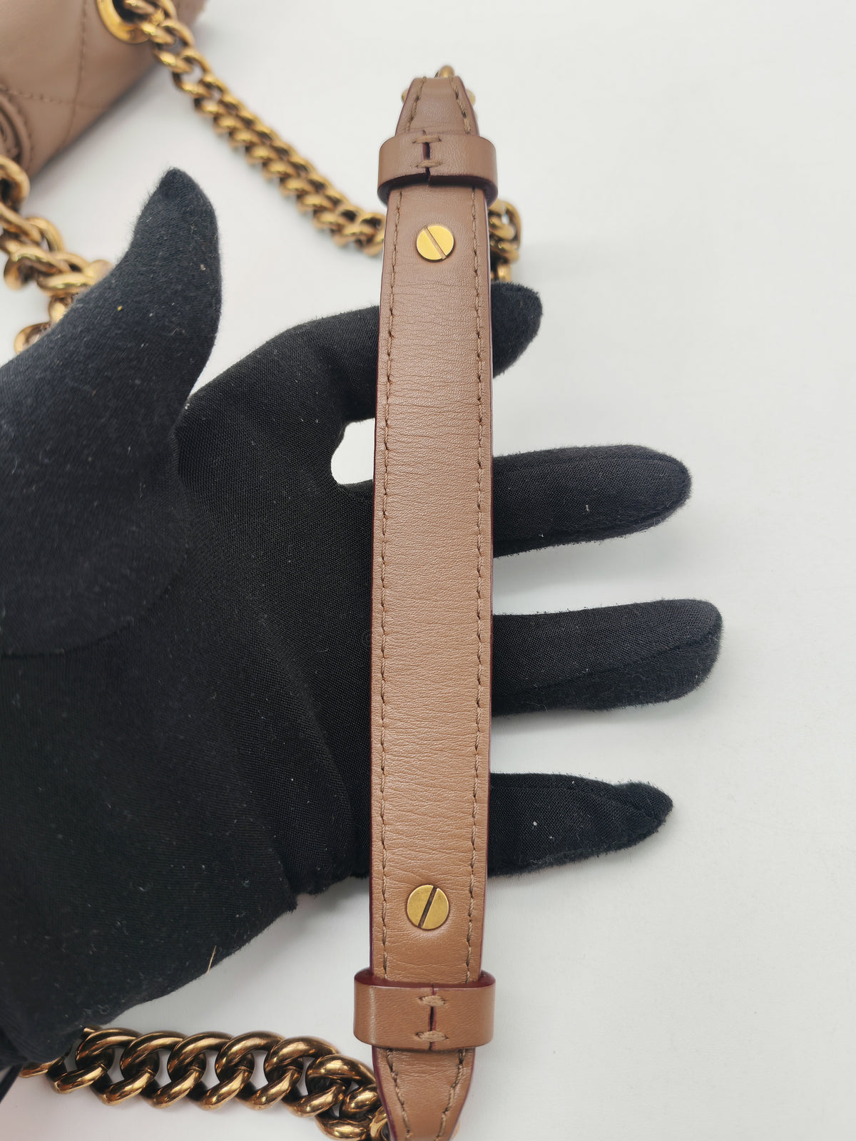 Chanel Perfect Edge Flap Brown Lambskin Series 16 | Purse Maison Luxury Bags Shop