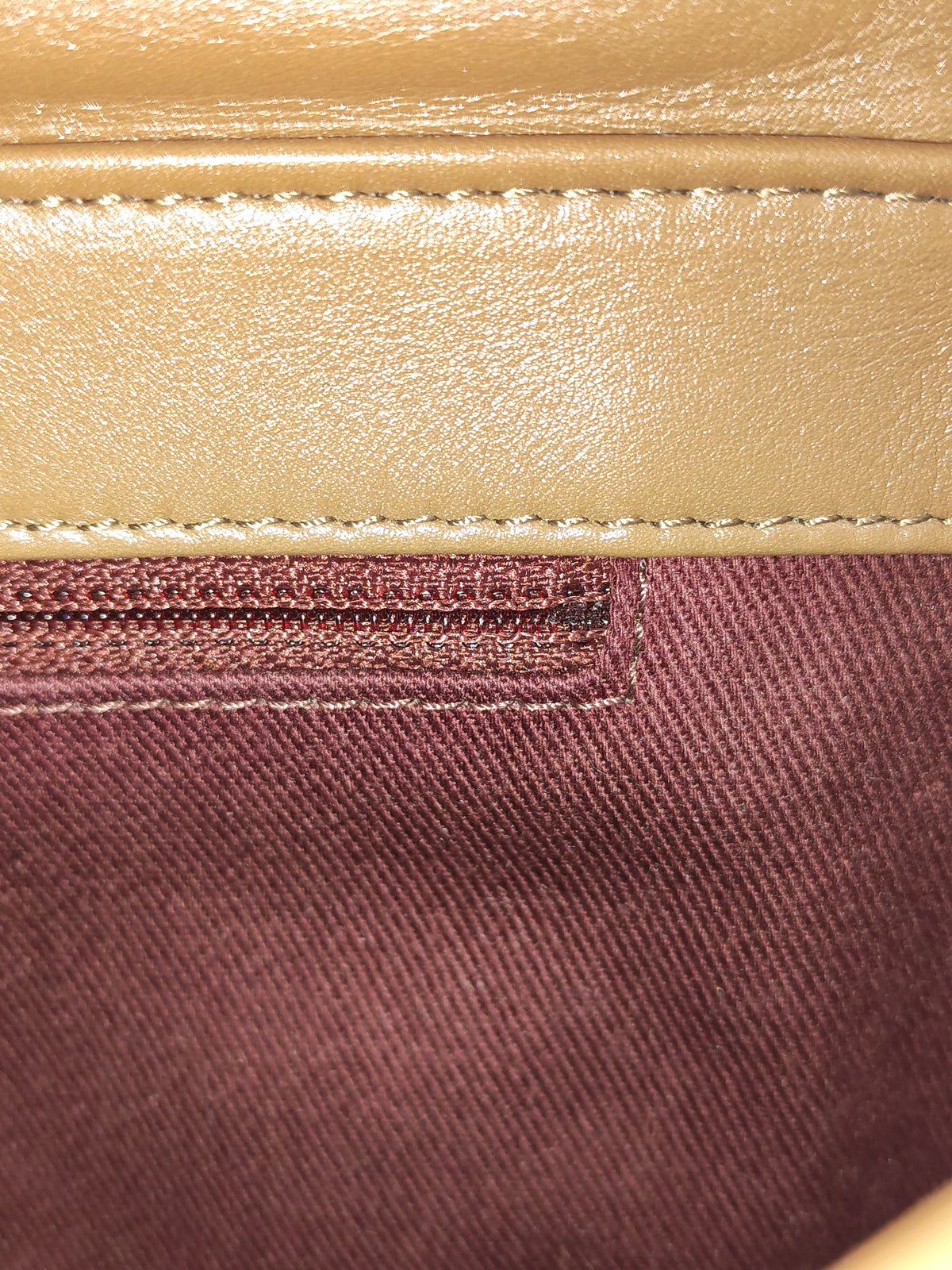Chanel Perfect Edge Flap Brown Lambskin Series 16 | Purse Maison Luxury Bags Shop