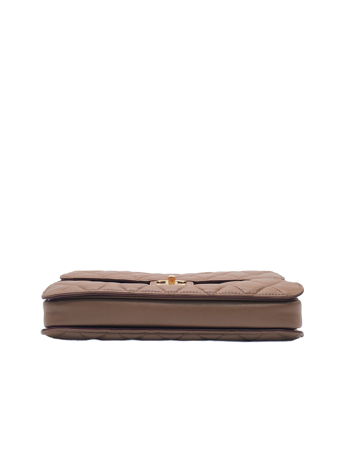 Chanel Perfect Edge Flap Brown Lambskin Series 16 | Purse Maison Luxury Bags Shop